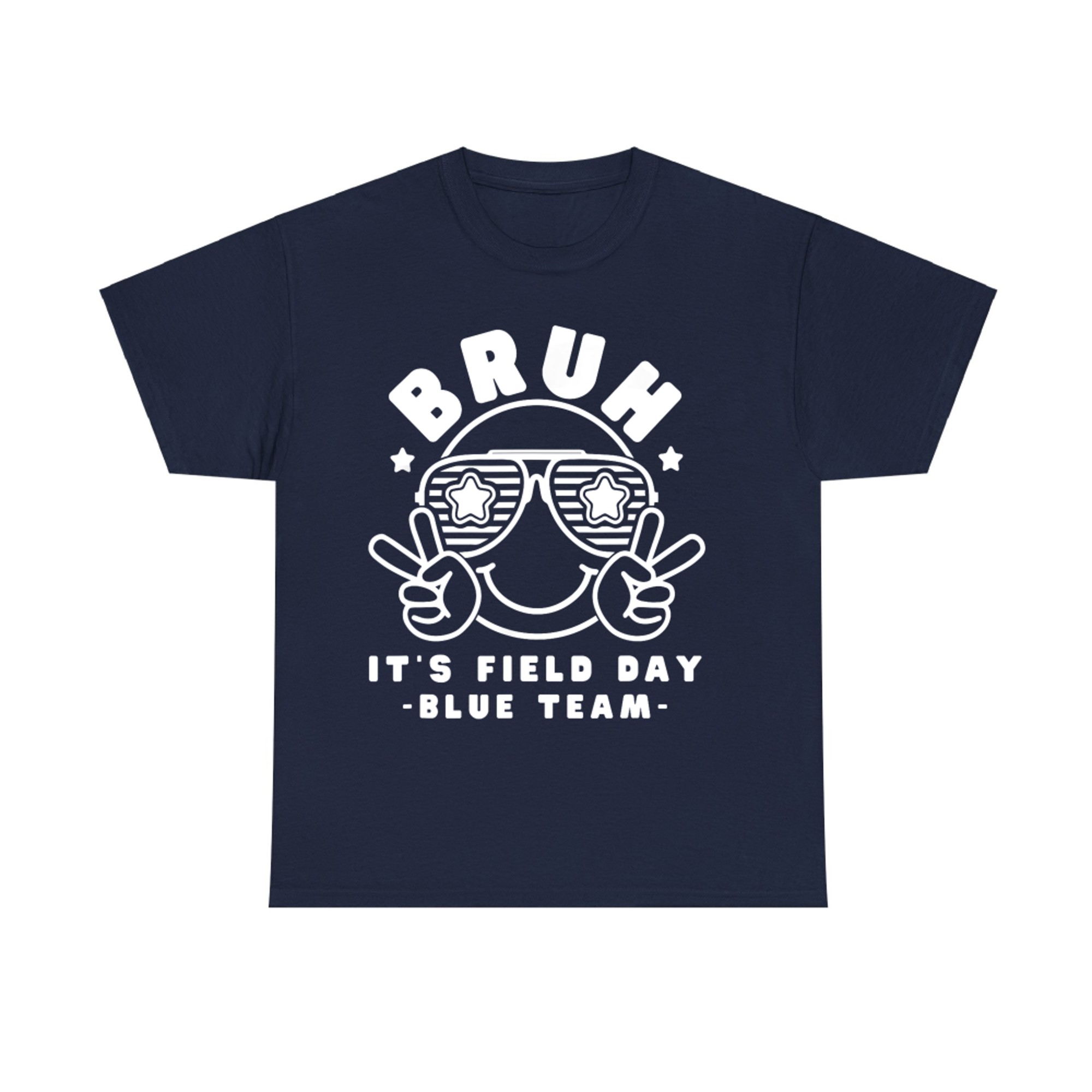 Field Day Blue Team Funny For Teacher Kids Field Day Games T-Shirt