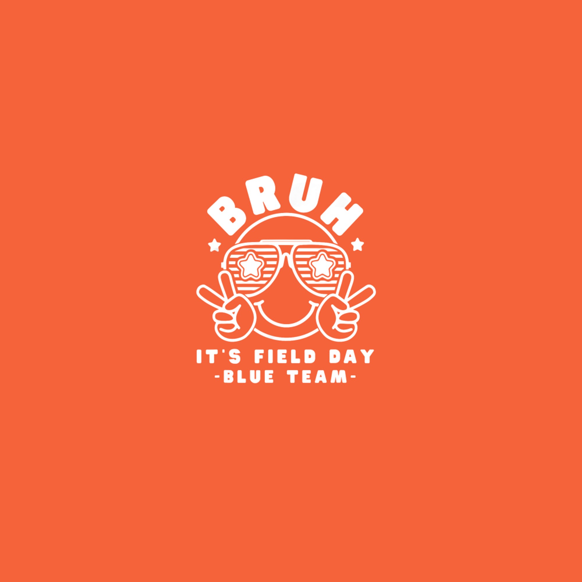 Field Day Blue Team Funny For Teacher Kids Field Day Games T-Shirt