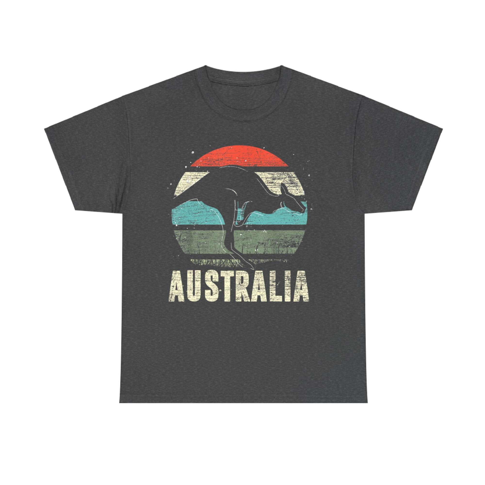 Kangaroo Aussie Zoo Animal Lover Retro Australia T-Shirt