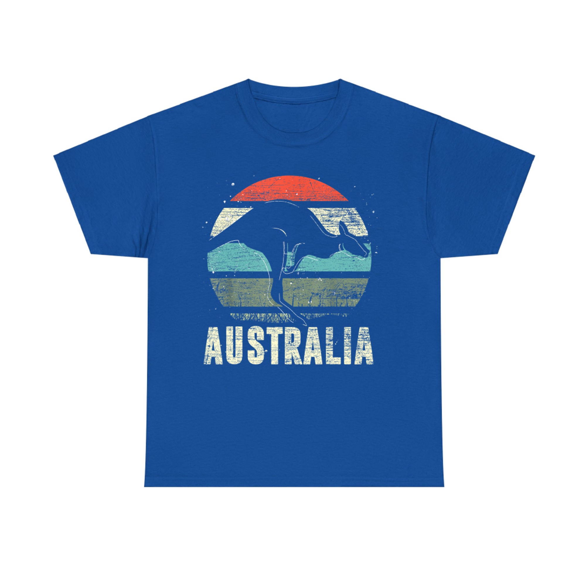 Kangaroo Aussie Zoo Animal Lover Retro Australia T-Shirt