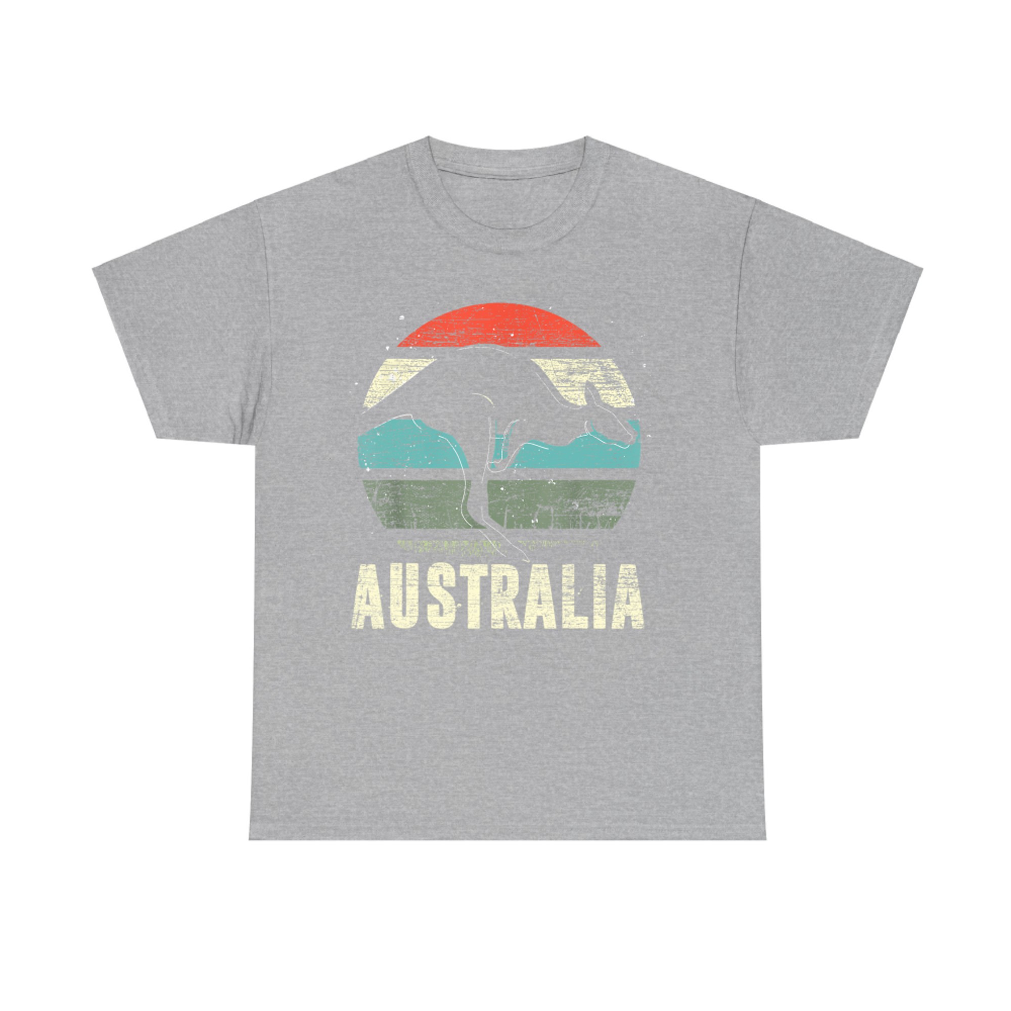 Kangaroo Aussie Zoo Animal Lover Retro Australia T-Shirt