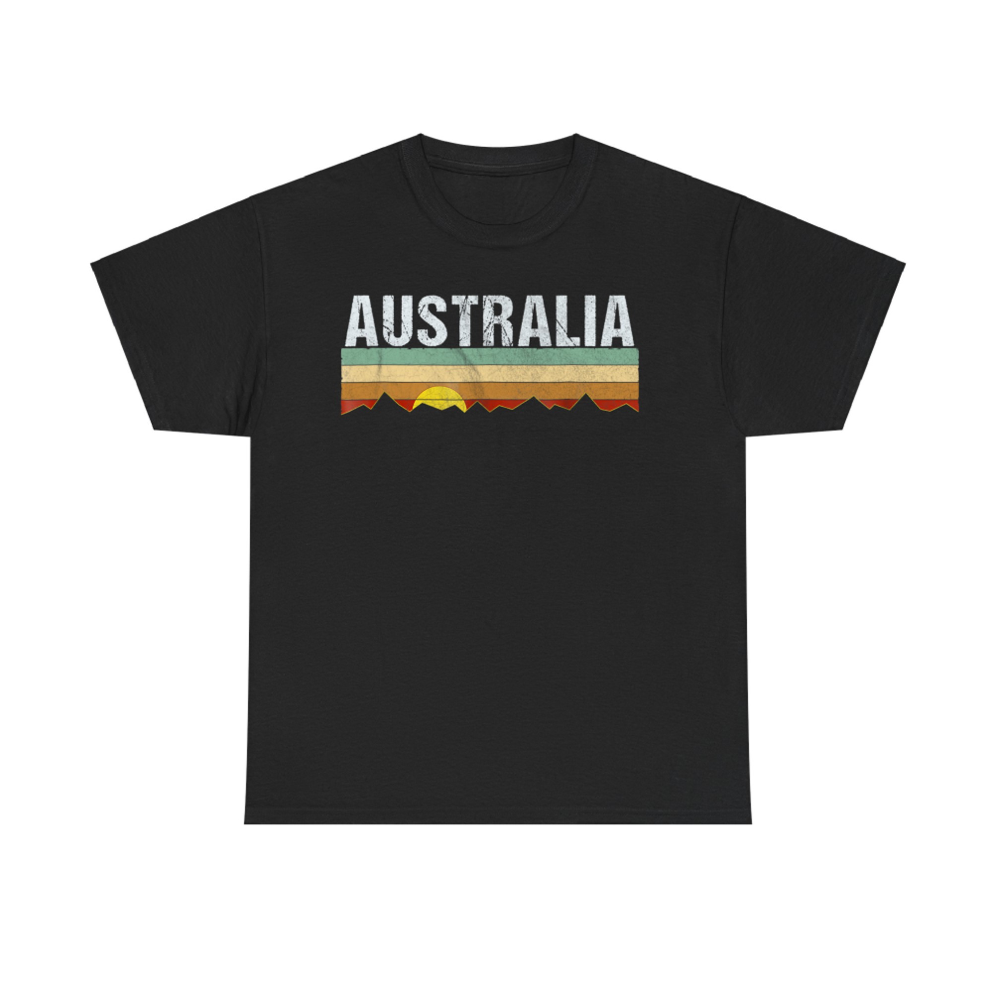 Retro Australia Vintage Aussie Sunset Outback T-Shirt