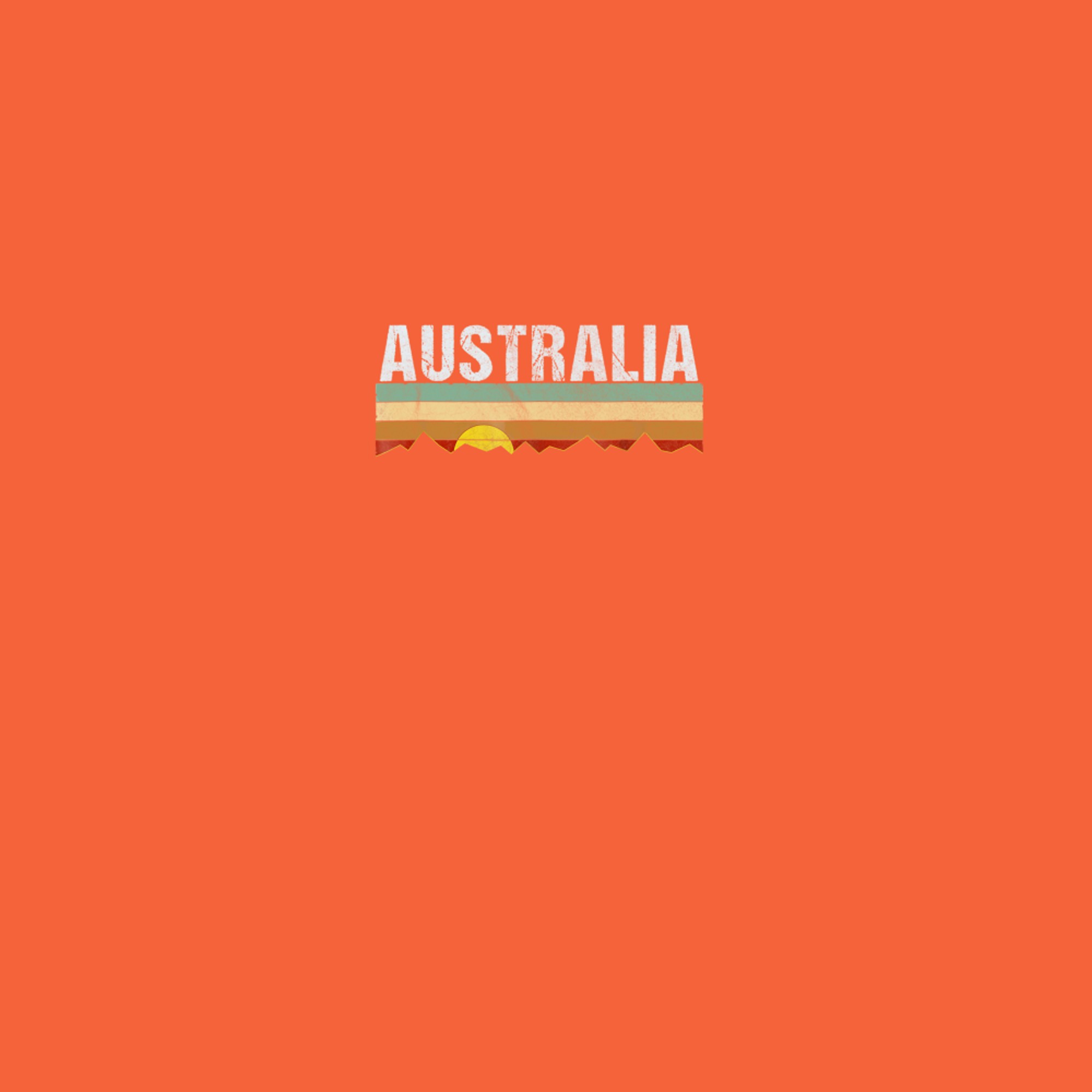 Retro Australia Vintage Aussie Sunset Outback T-Shirt