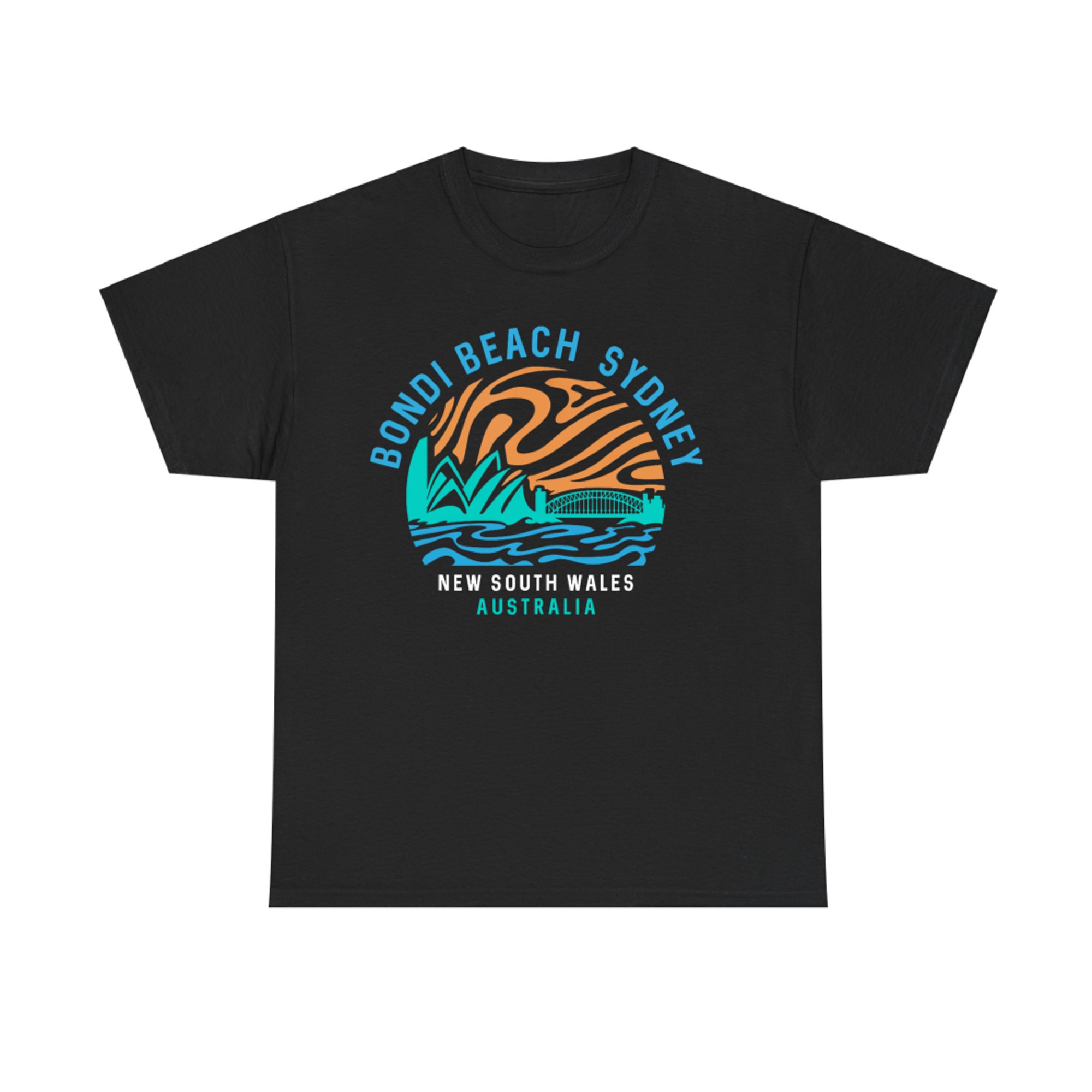Vintage Retro Bondi Beach Sydney Australia Surfer Beach T-Shirt