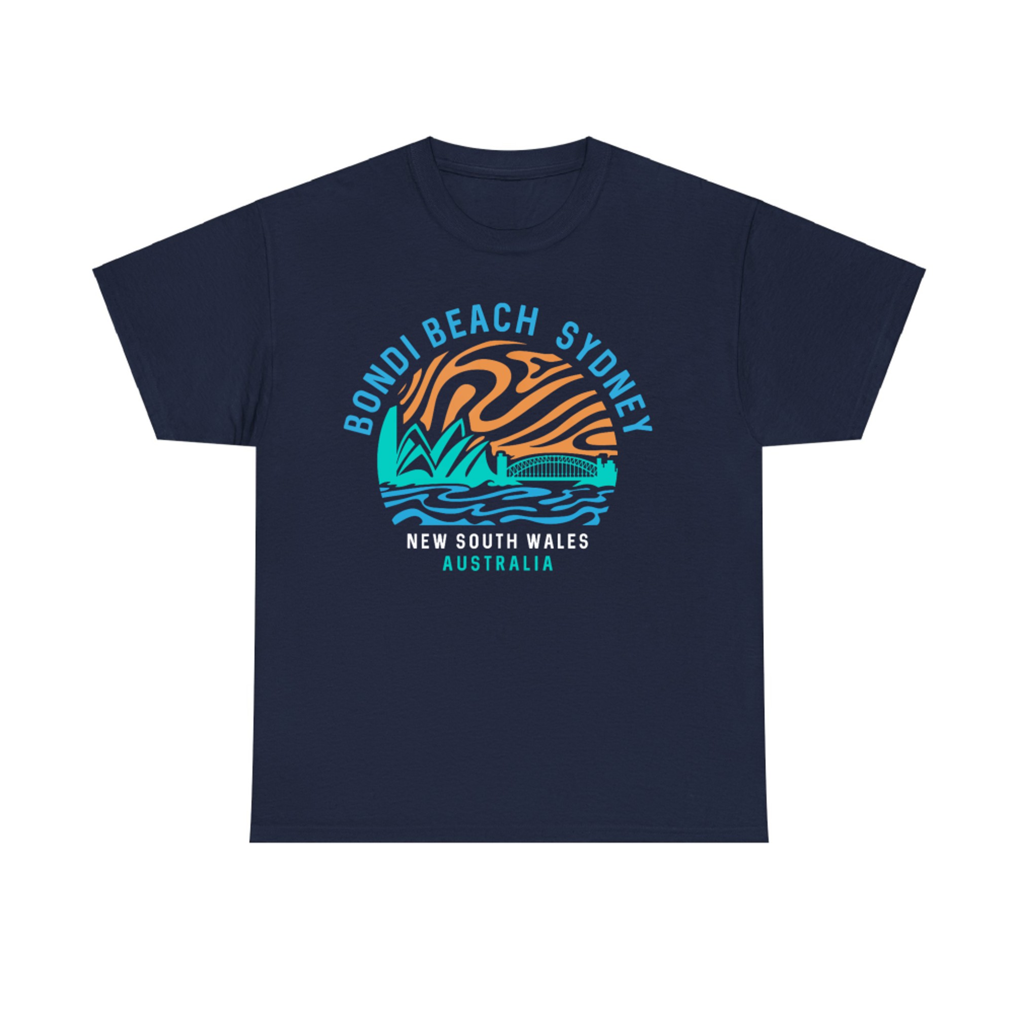 Vintage Retro Bondi Beach Sydney Australia Surfer Beach T-Shirt