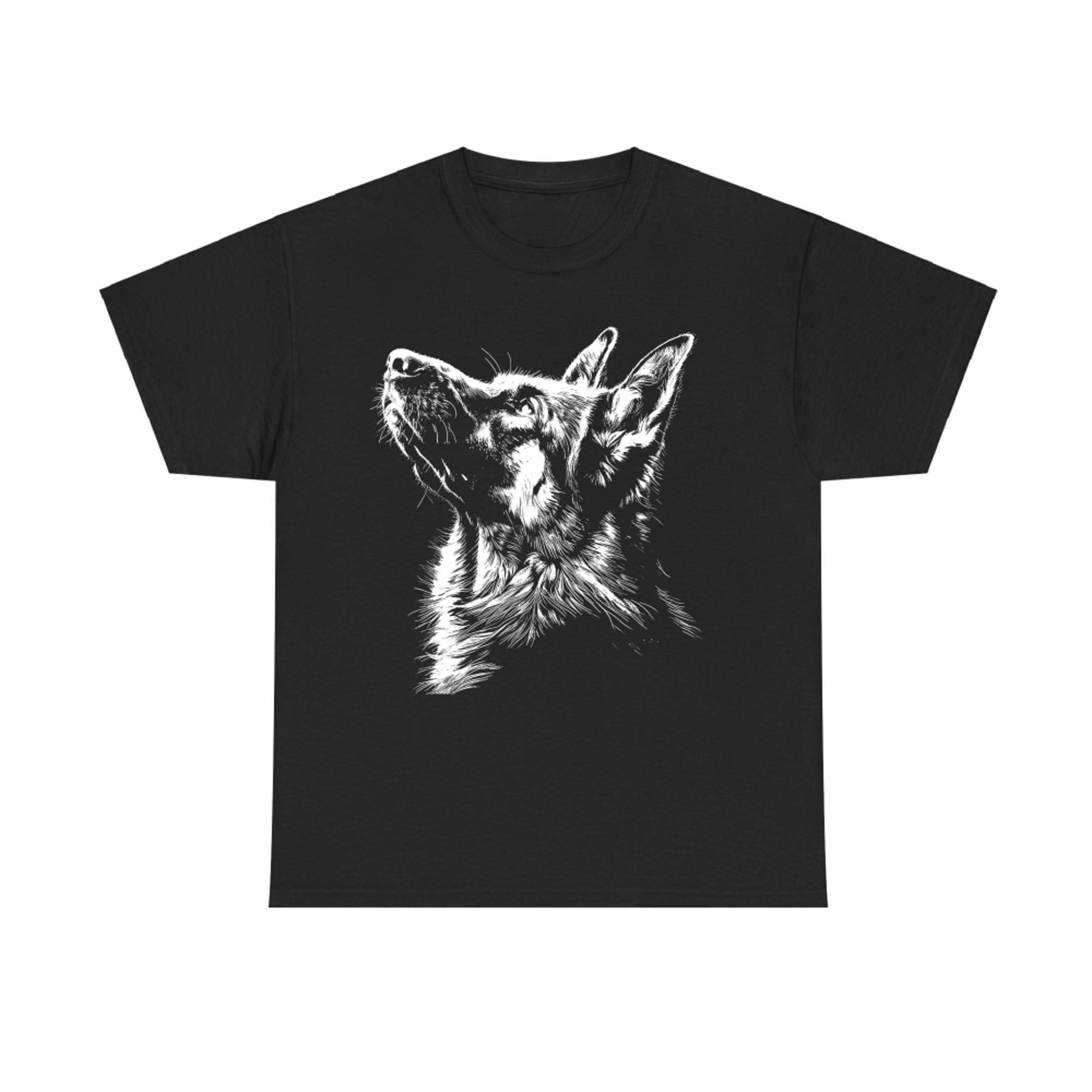 German Shepherd Silhouette Graphic German Shepherd Dog Lover T-Shirt