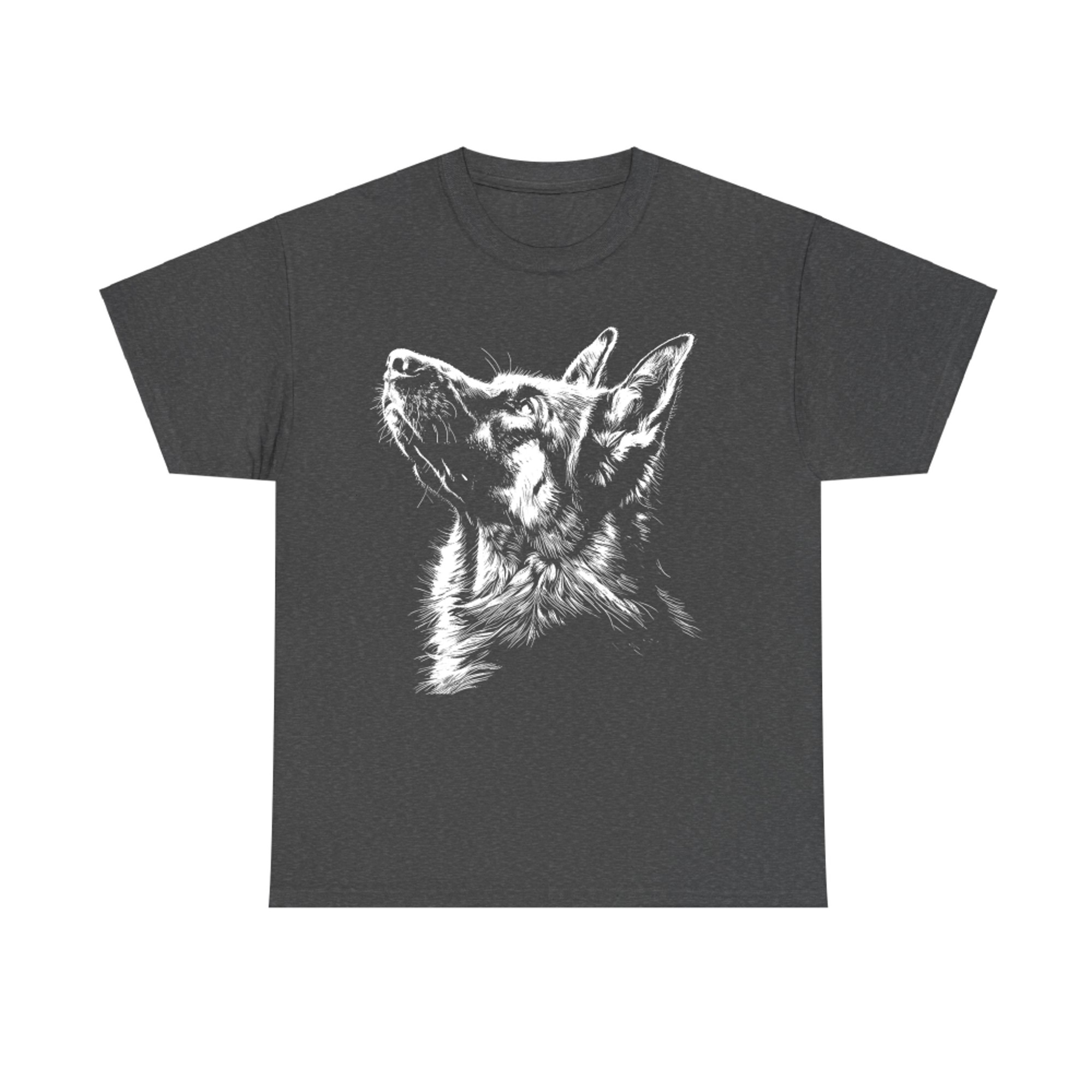 German Shepherd Silhouette Graphic German Shepherd Dog Lover T-Shirt