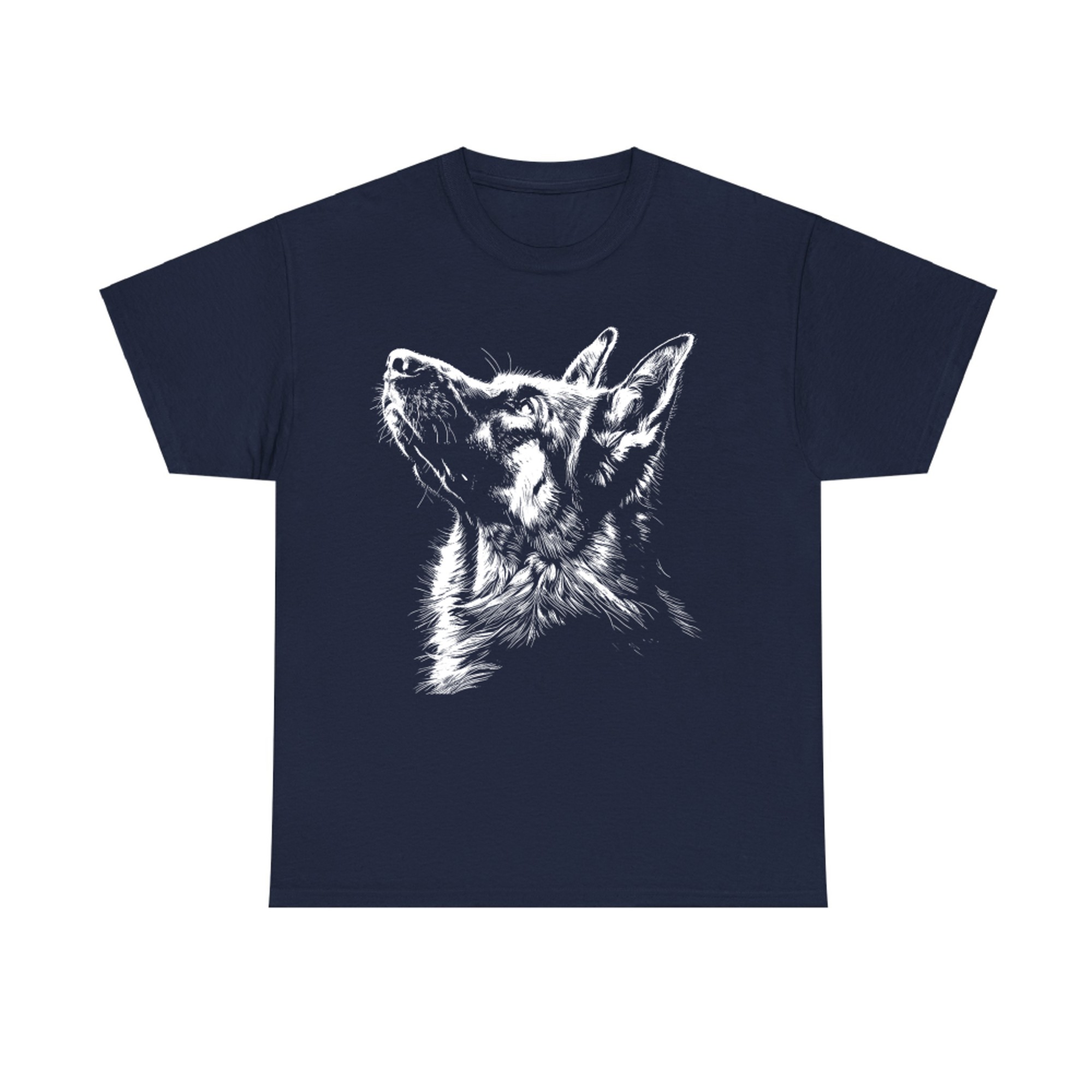 German Shepherd Silhouette Graphic German Shepherd Dog Lover T-Shirt