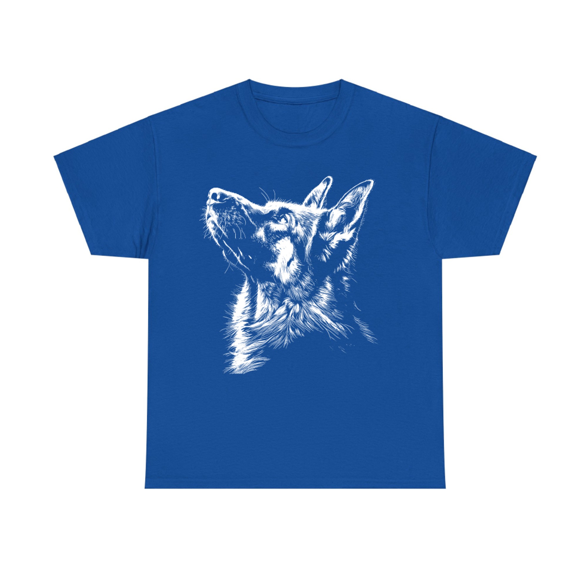 German Shepherd Silhouette Graphic German Shepherd Dog Lover T-Shirt