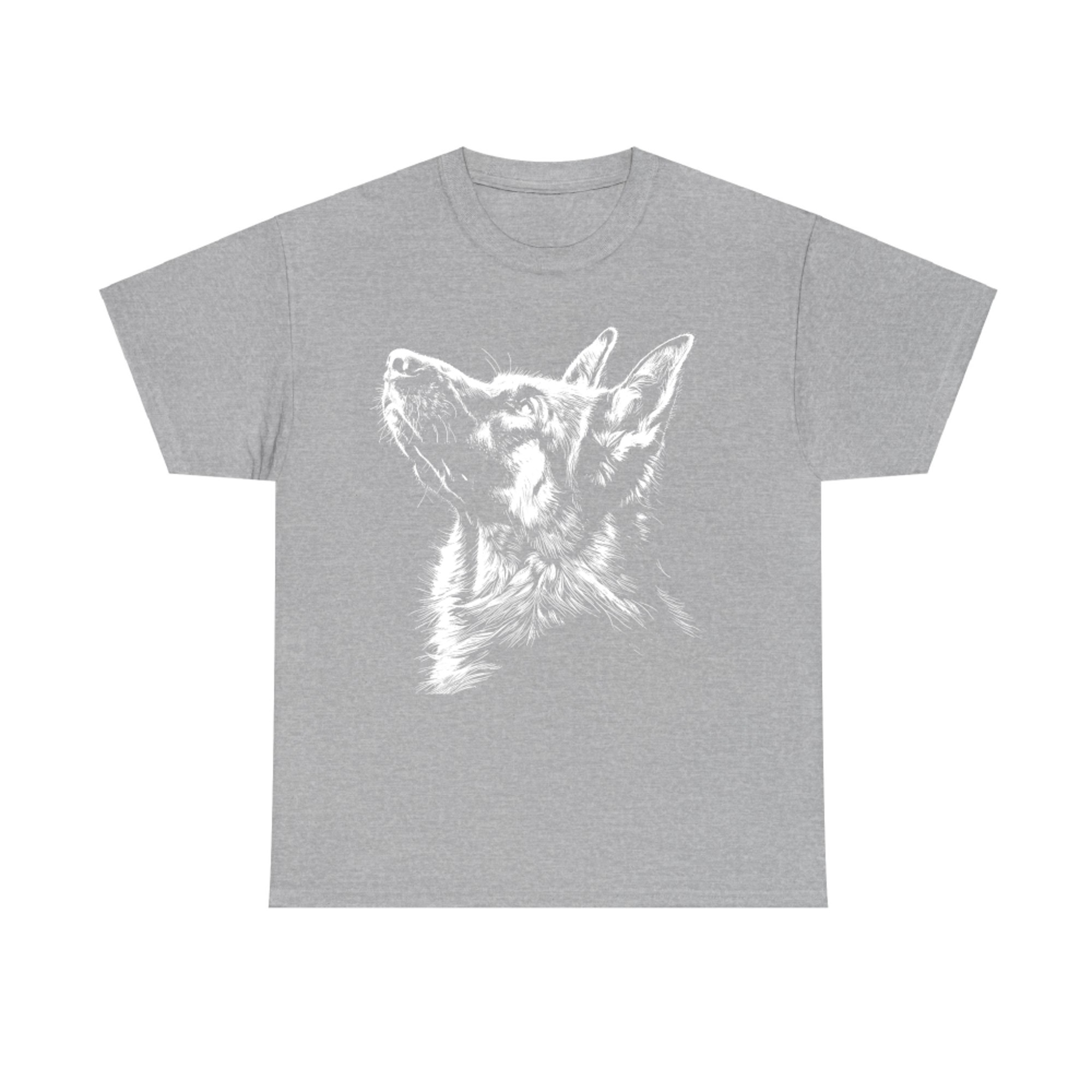 German Shepherd Silhouette Graphic German Shepherd Dog Lover T-Shirt