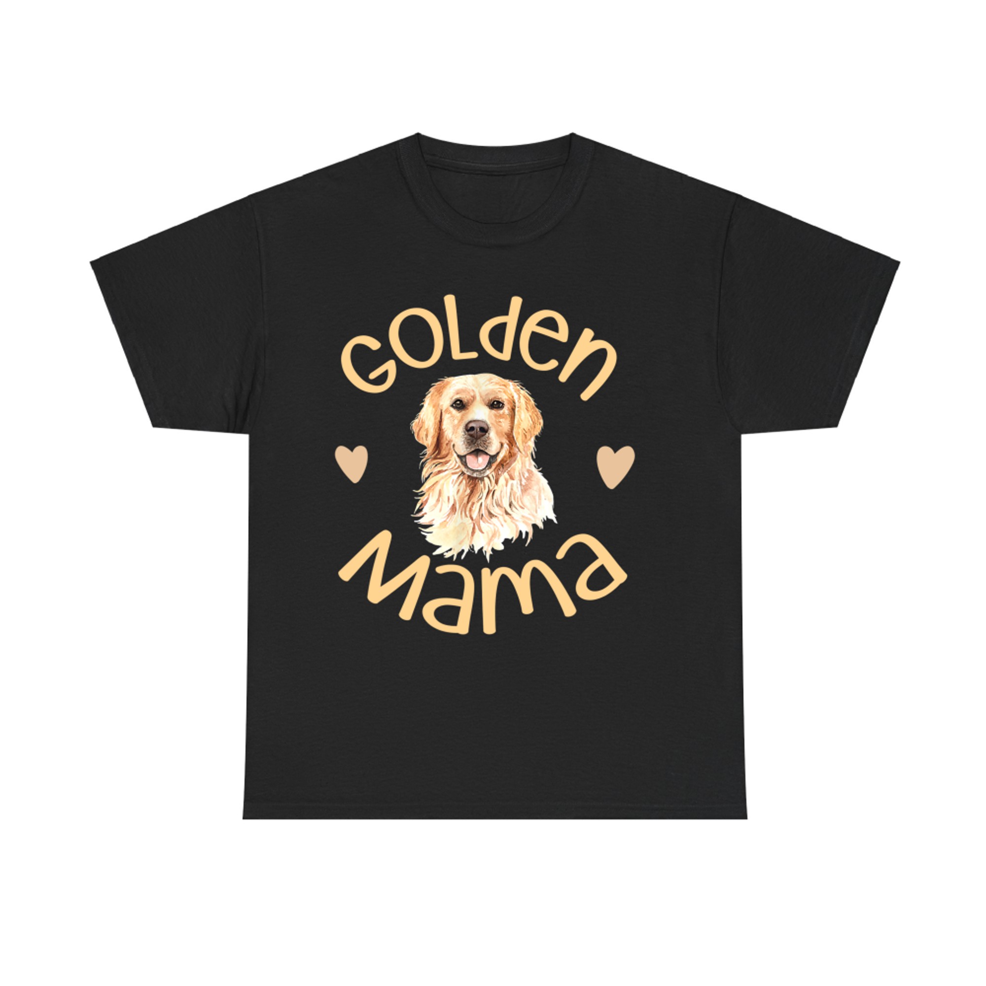 Golden Mama Cute Golden Retriever Dog Mom Pet T-Shirt