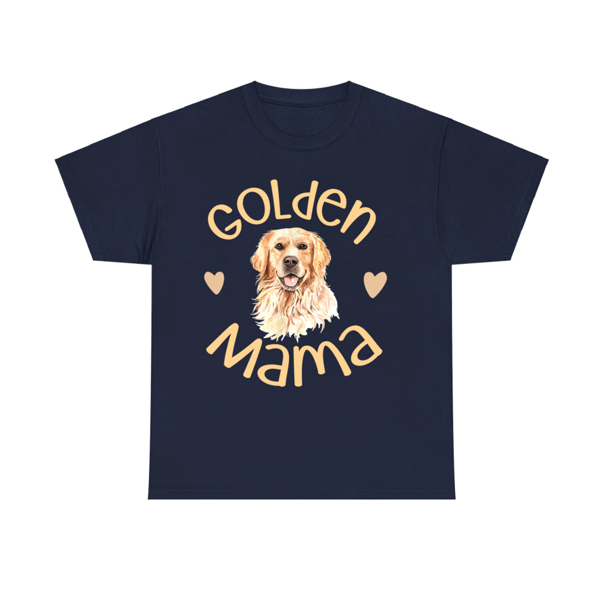 Golden Mama Cute Golden Retriever Dog Mom Pet T-Shirt