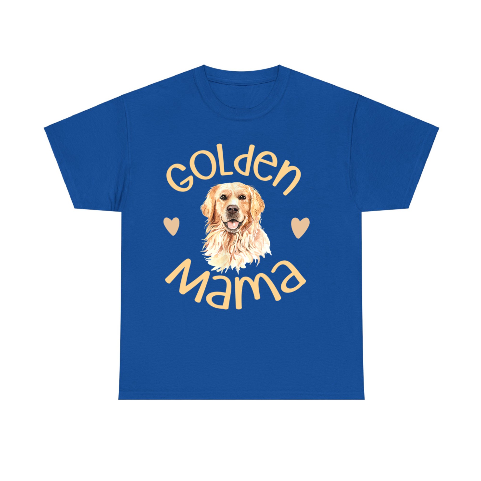 Golden Mama Cute Golden Retriever Dog Mom Pet T-Shirt