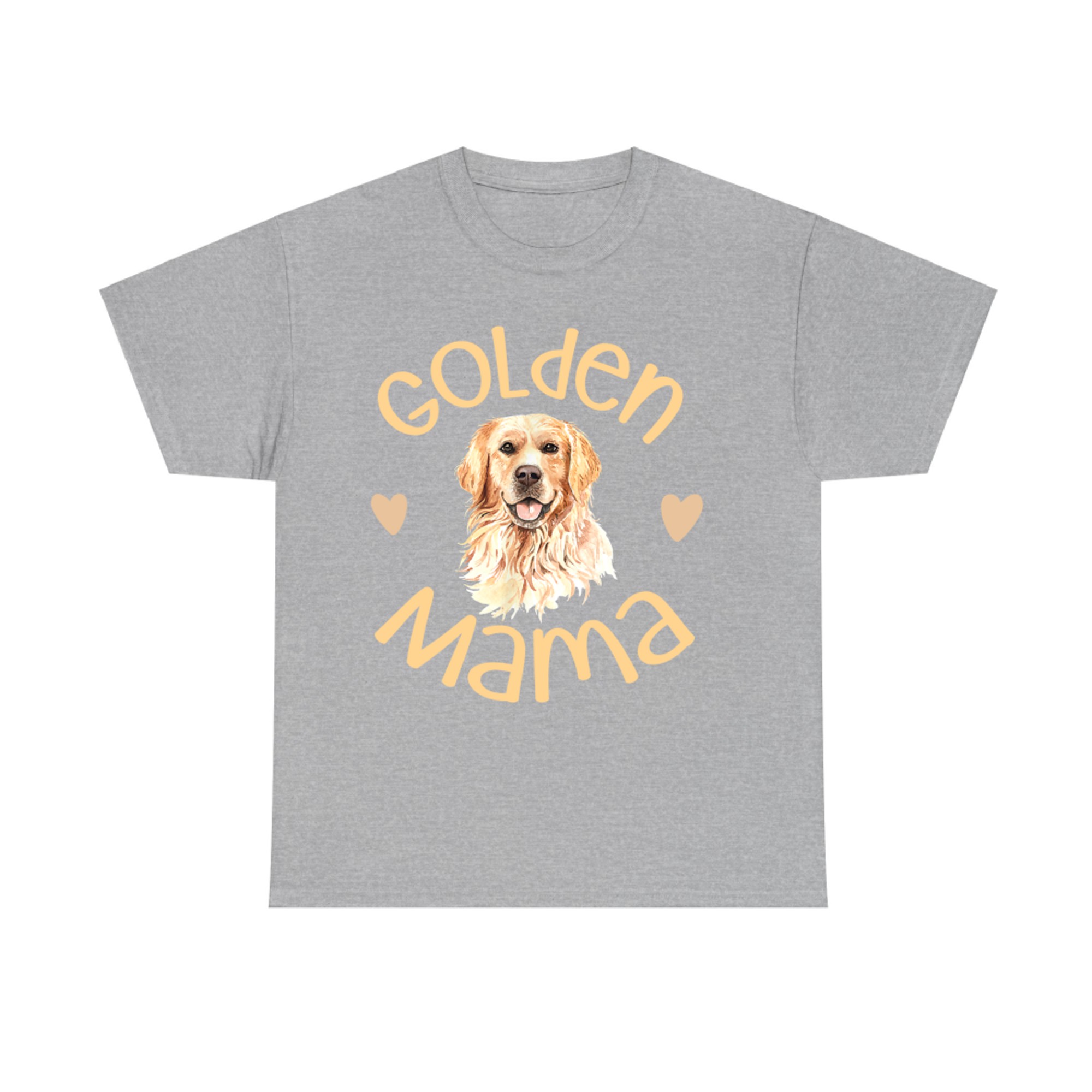 Golden Mama Cute Golden Retriever Dog Mom Pet T-Shirt