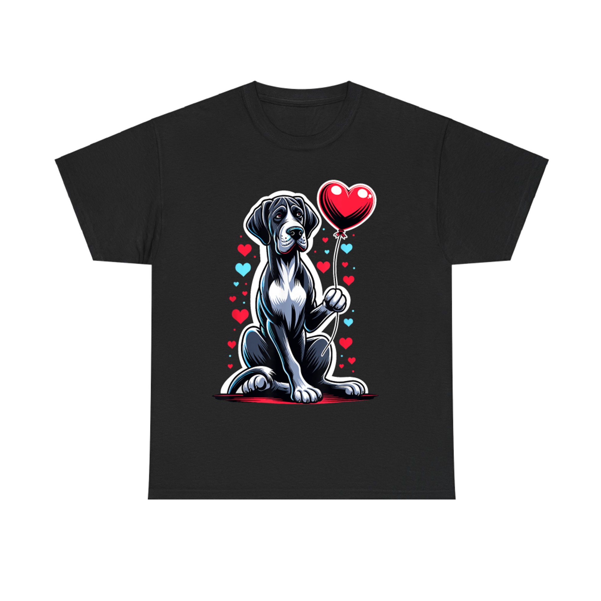 Great Dane Dog Valentine's Day Dog Owner Valentine T-Shirt