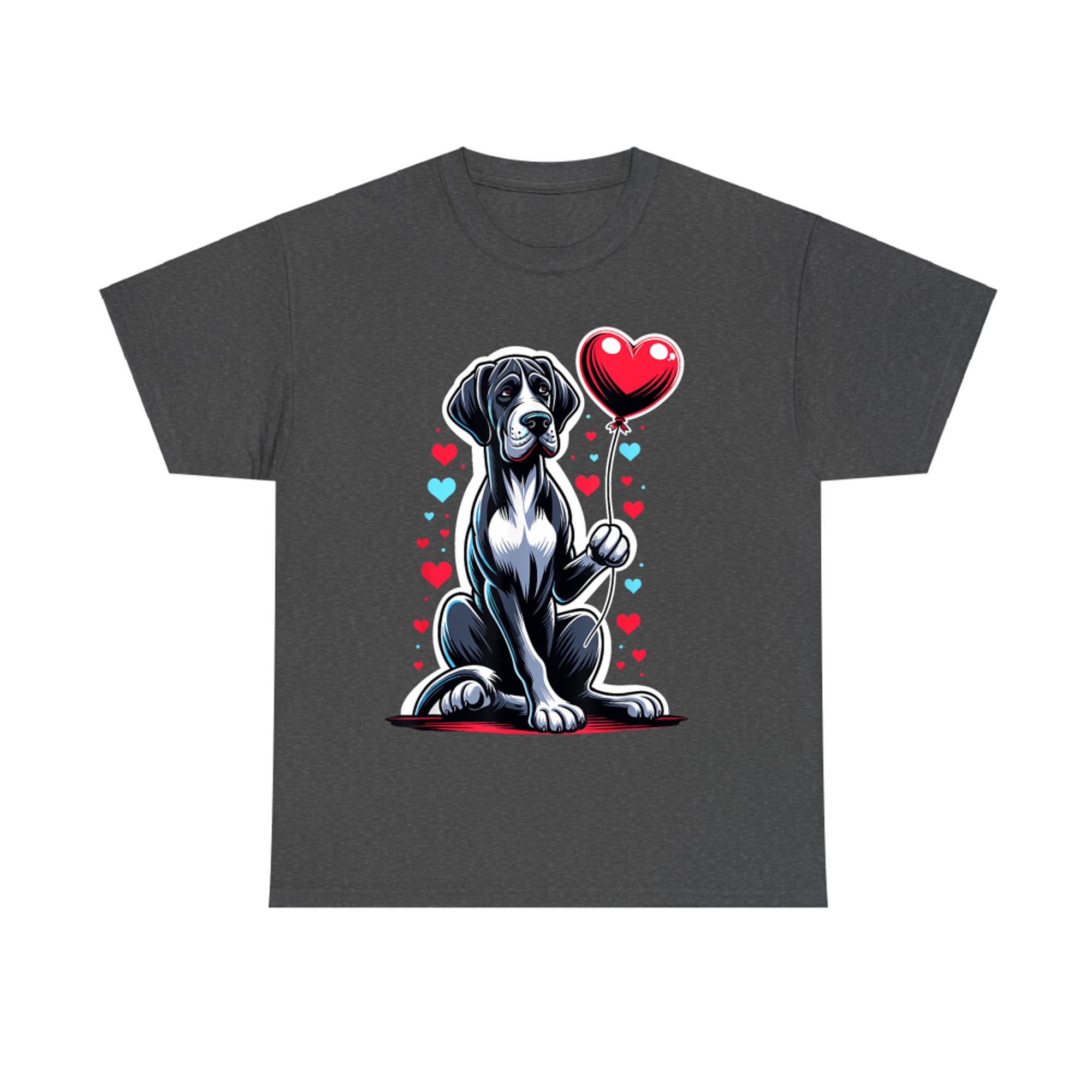 Great Dane Dog Valentine's Day Dog Owner Valentine T-Shirt