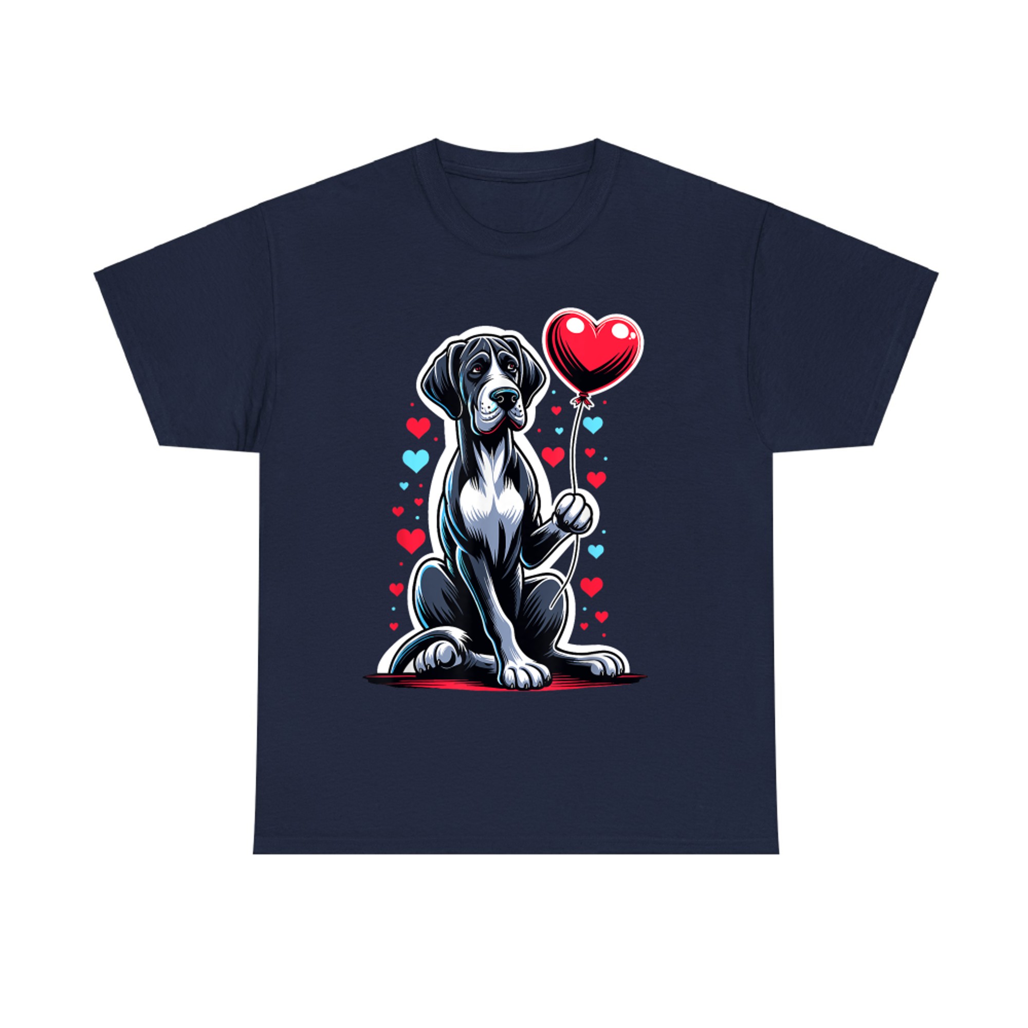 Great Dane Dog Valentine's Day Dog Owner Valentine T-Shirt