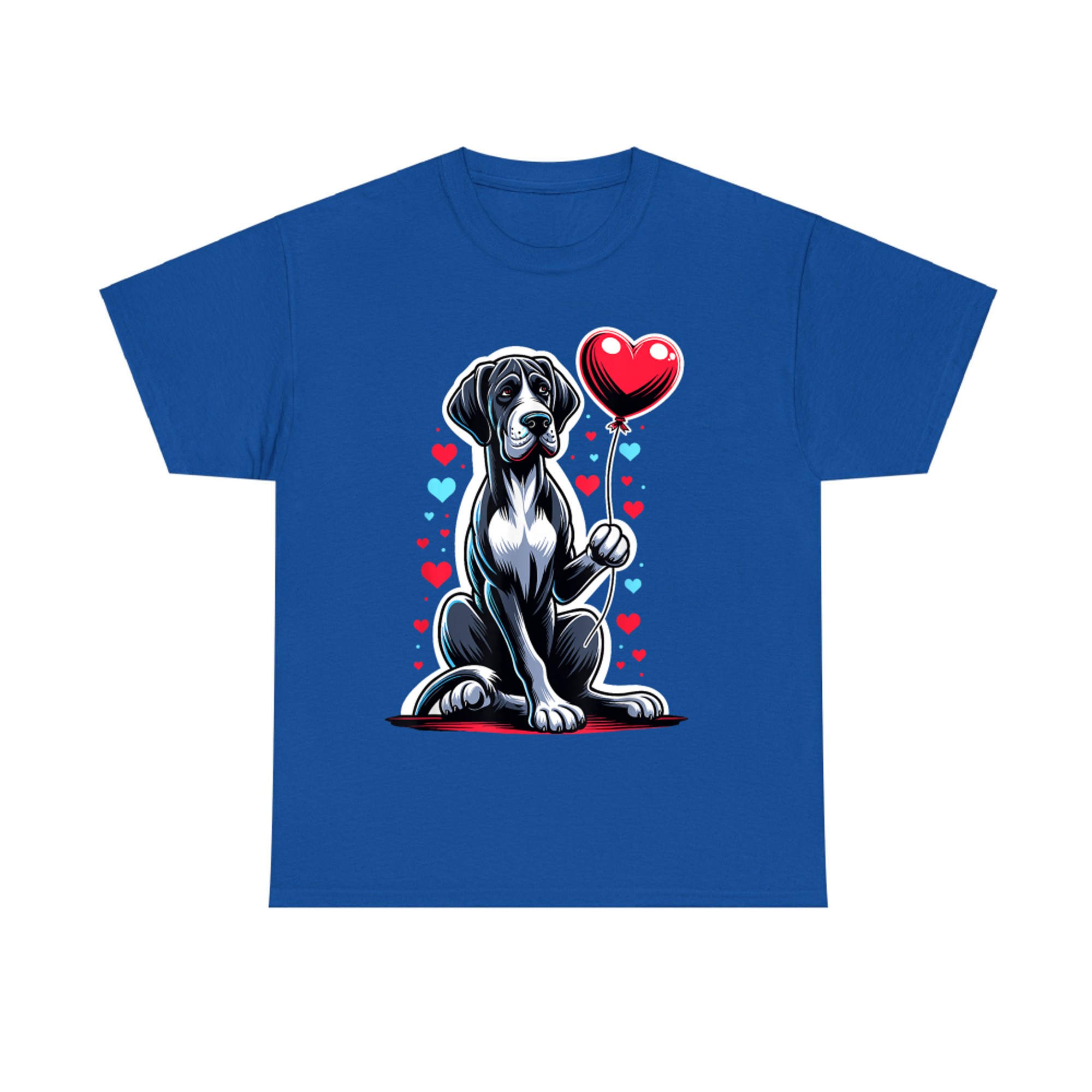 Great Dane Dog Valentine's Day Dog Owner Valentine T-Shirt