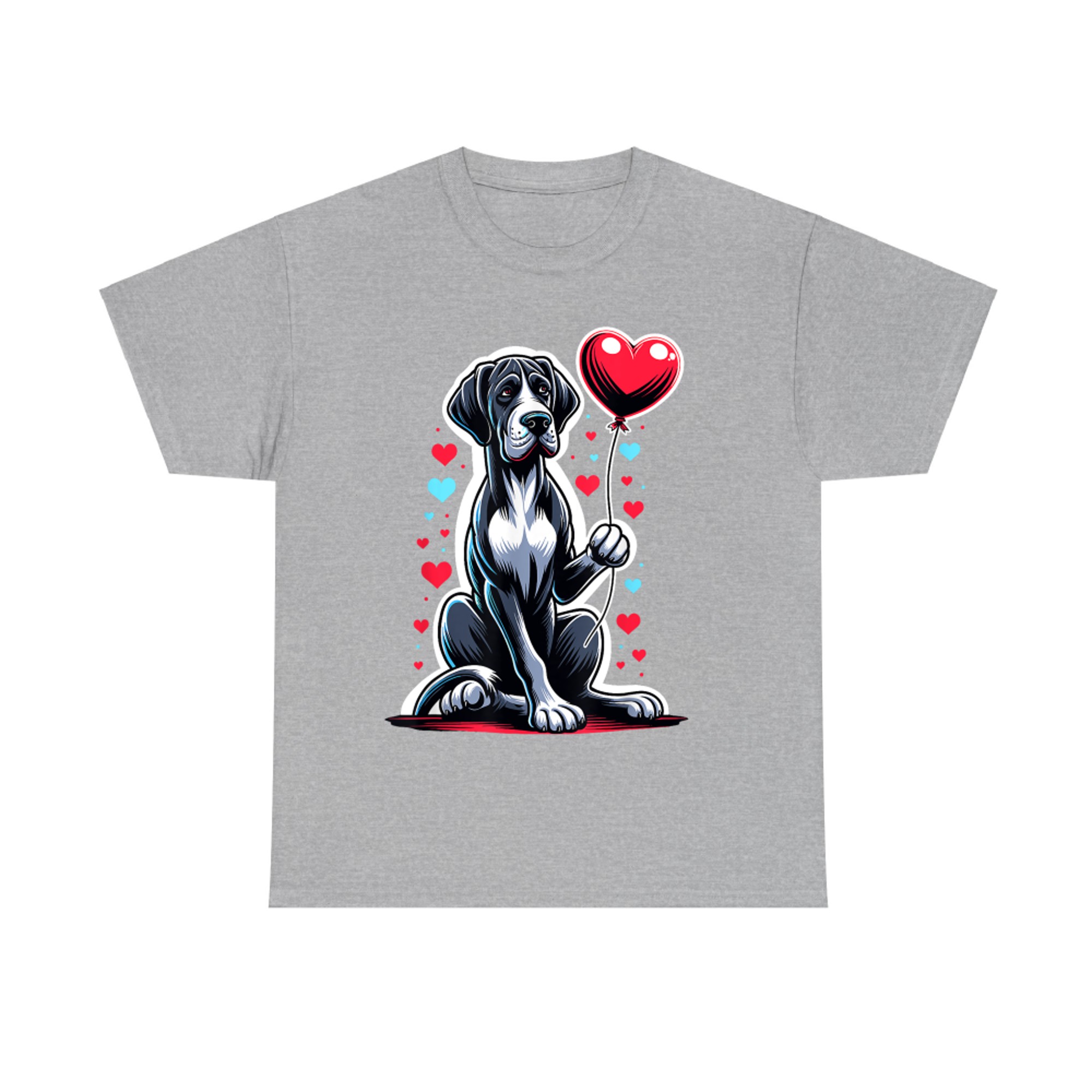 Great Dane Dog Valentine's Day Dog Owner Valentine T-Shirt