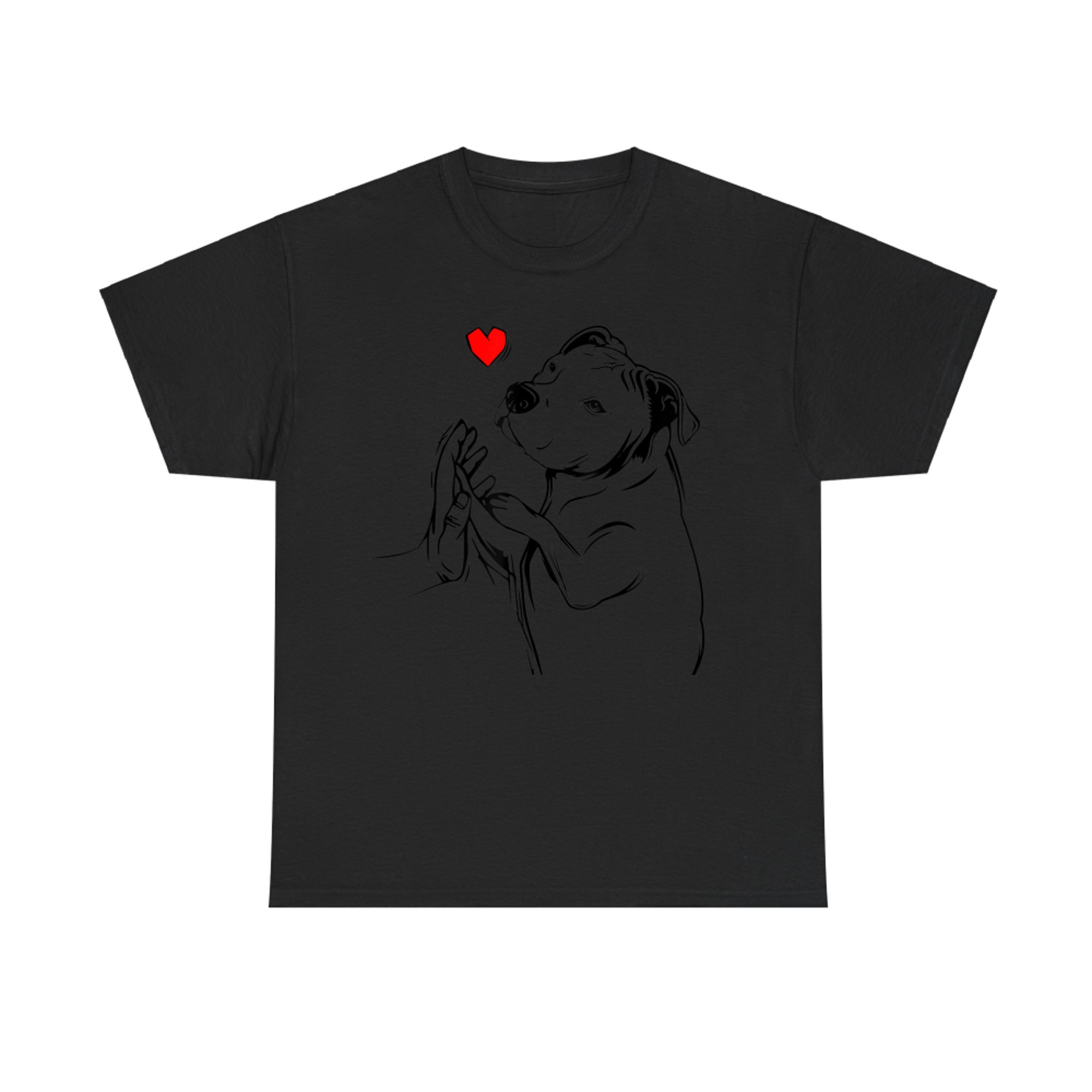 Pitbull Love Cute Pittie Dog Mom Funny T-Shirt