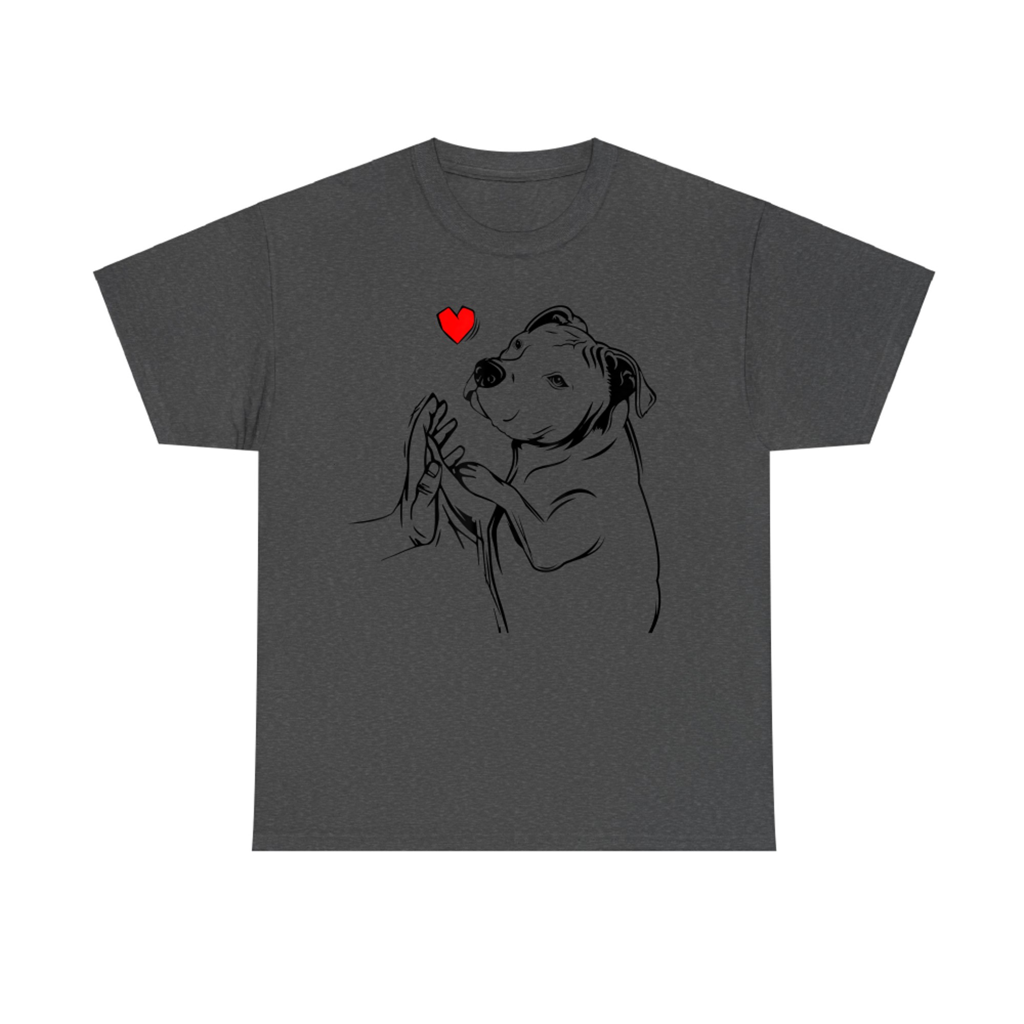 Pitbull Love Cute Pittie Dog Mom Funny T-Shirt