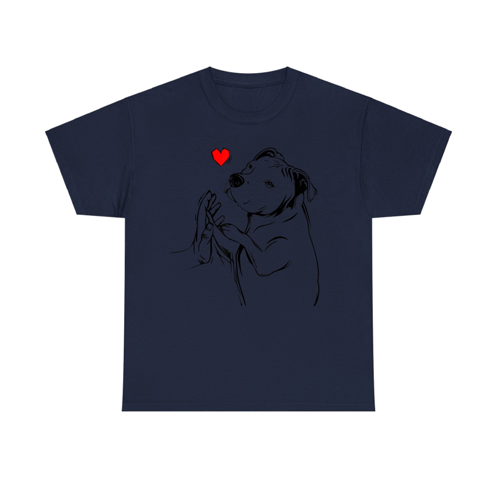 Pitbull Love Cute Pittie Dog Mom Funny T-Shirt