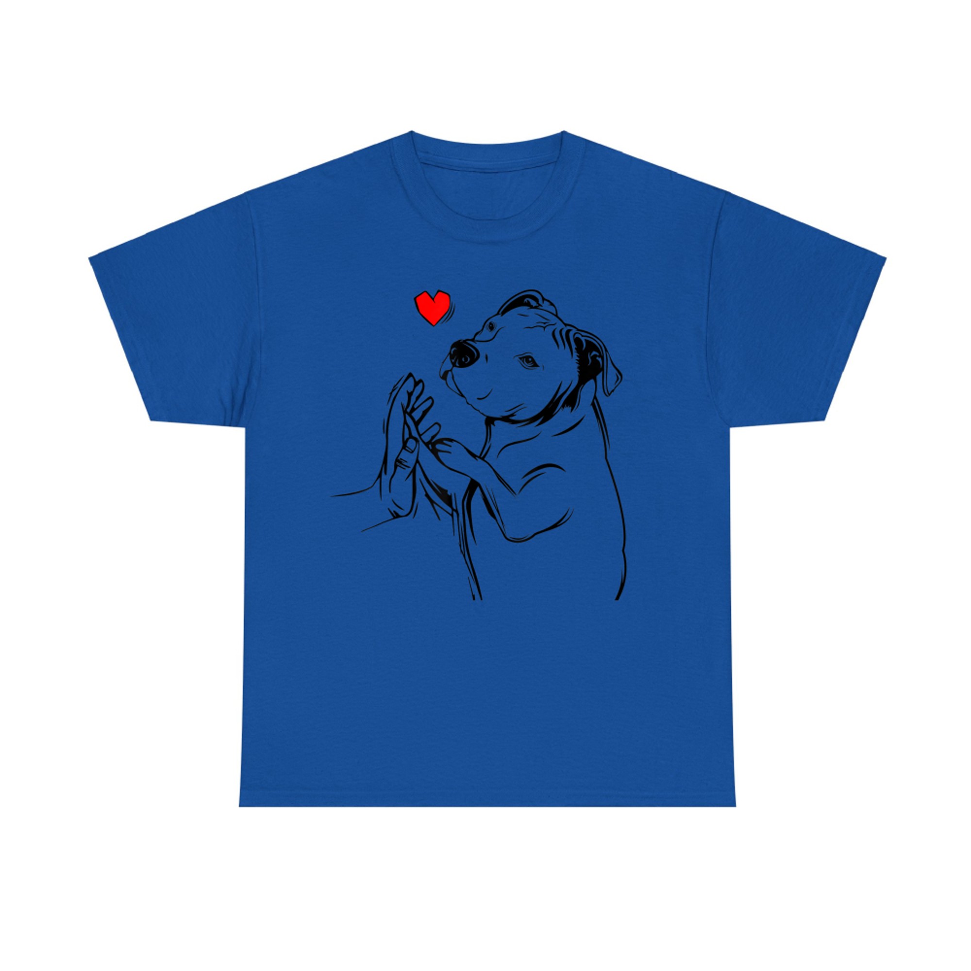 Pitbull Love Cute Pittie Dog Mom Funny T-Shirt