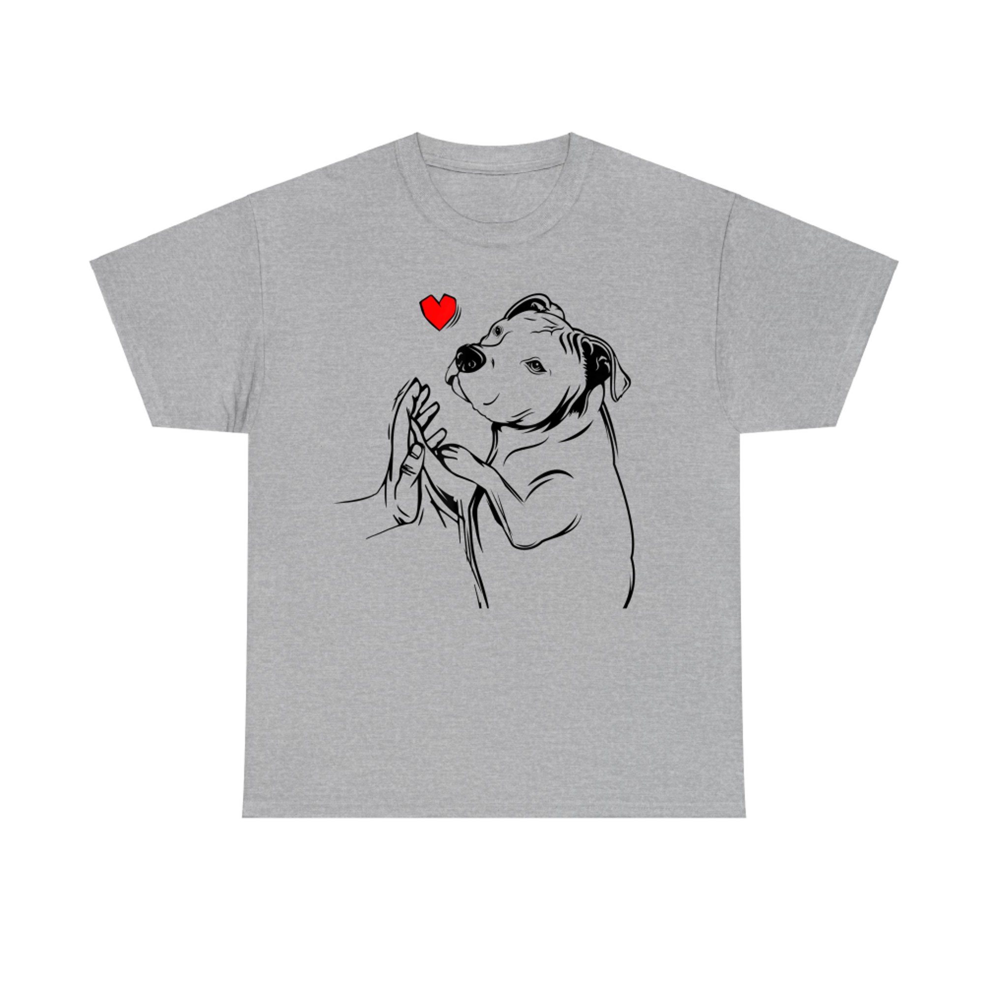 Pitbull Love Cute Pittie Dog Mom Funny T-Shirt