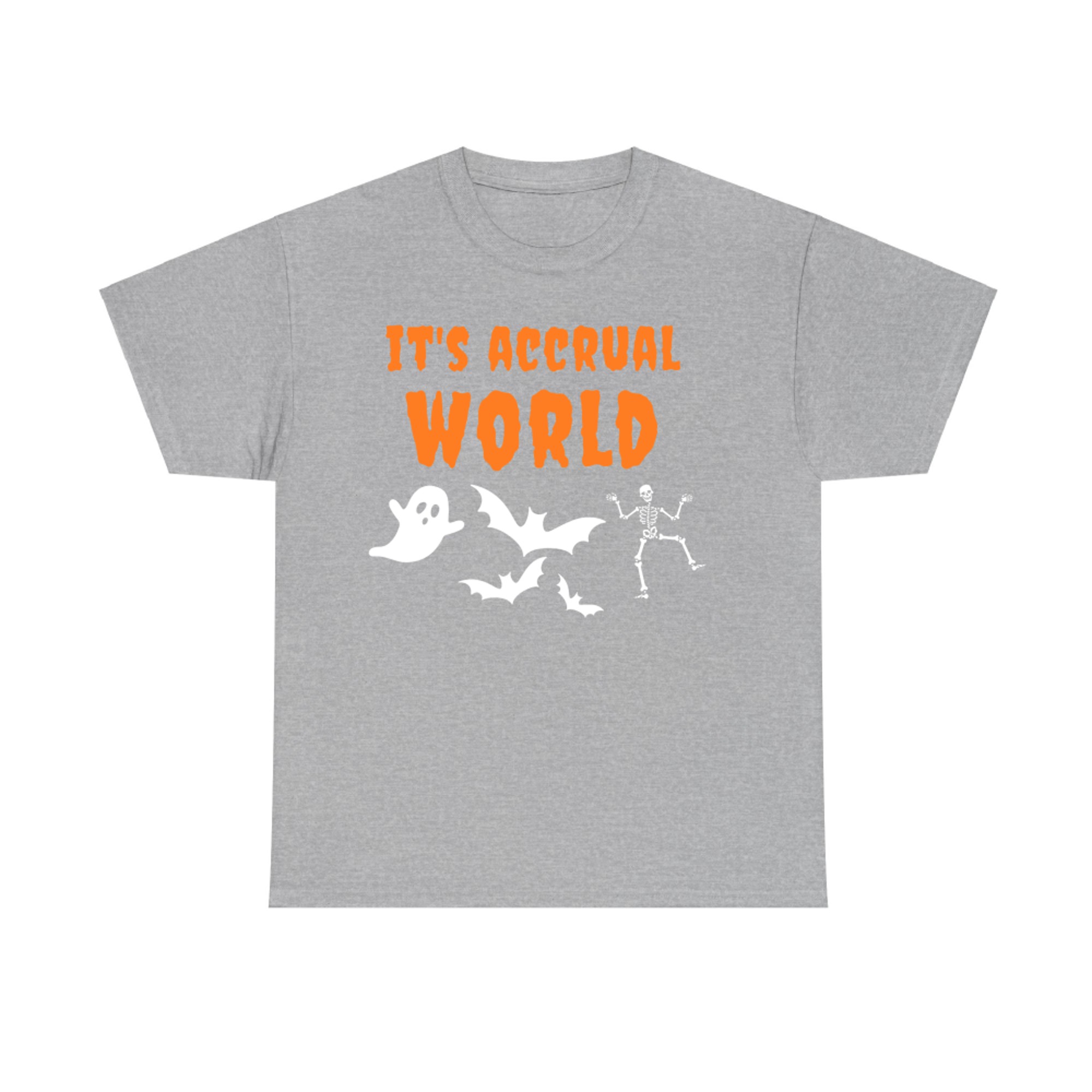 Accountant Halloween Funny It's Accrual World Pun Accounting T-Shirt