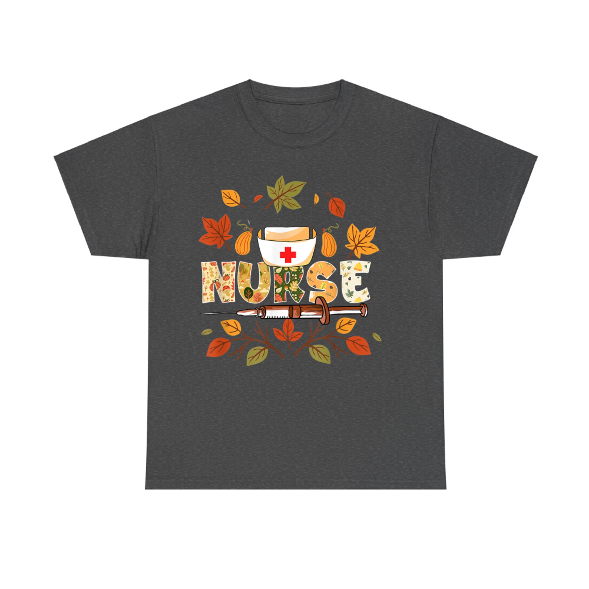 Autumn Fall Nurse Thankful Grateful Blessed T-Shirt