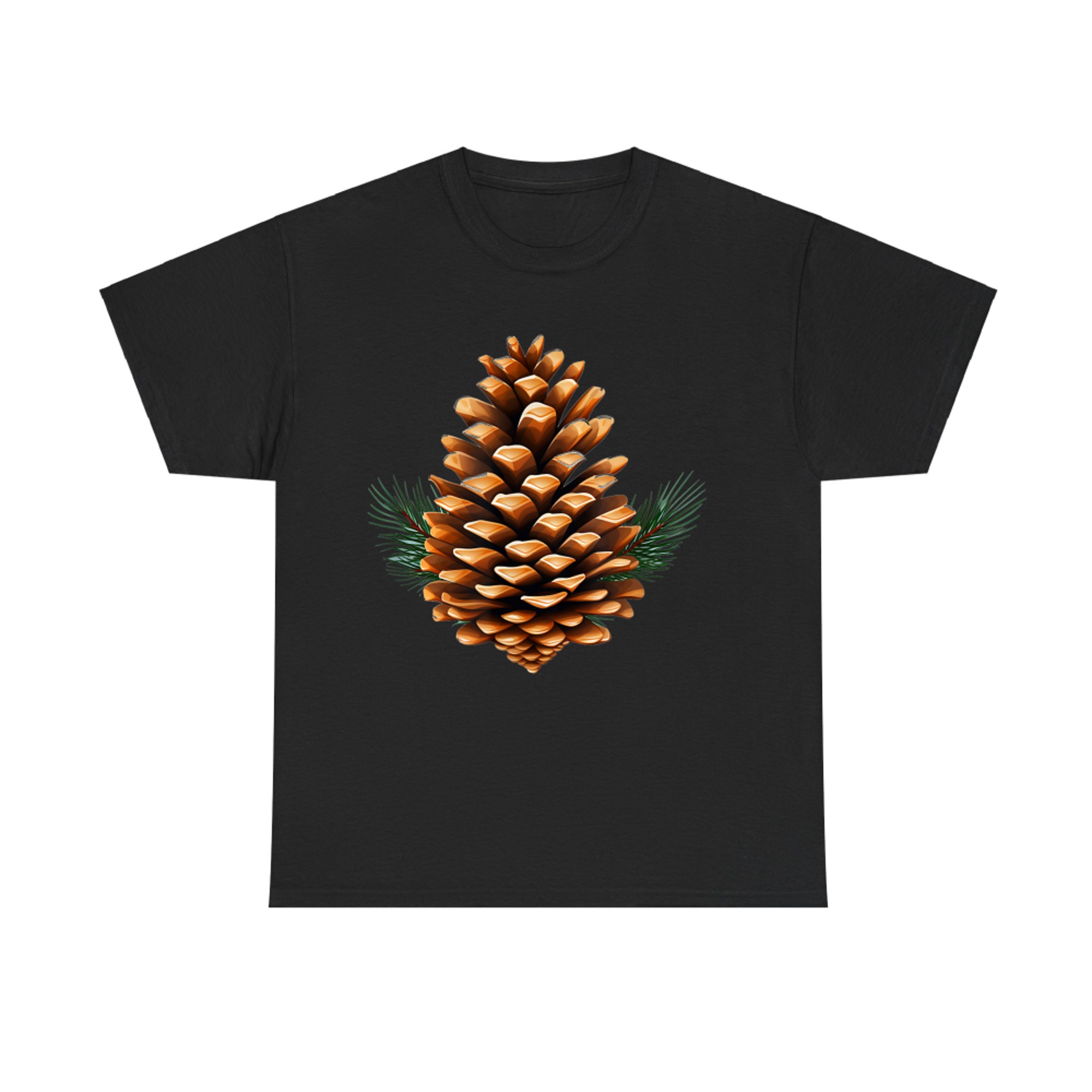 Pine Cone Nature Design Rustic Autumn Winter Vibes T-Shirt