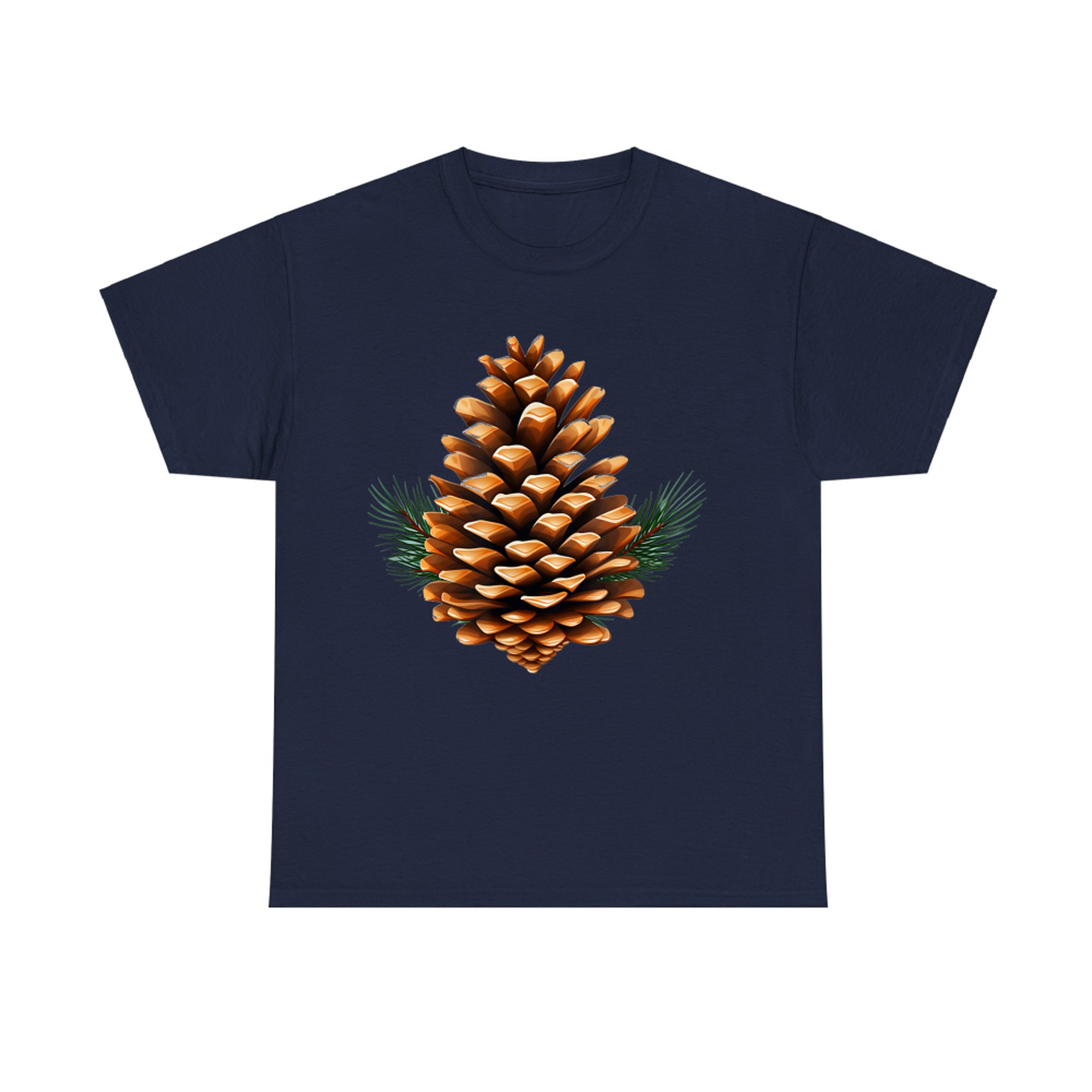 Pine Cone Nature Design Rustic Autumn Winter Vibes T-Shirt