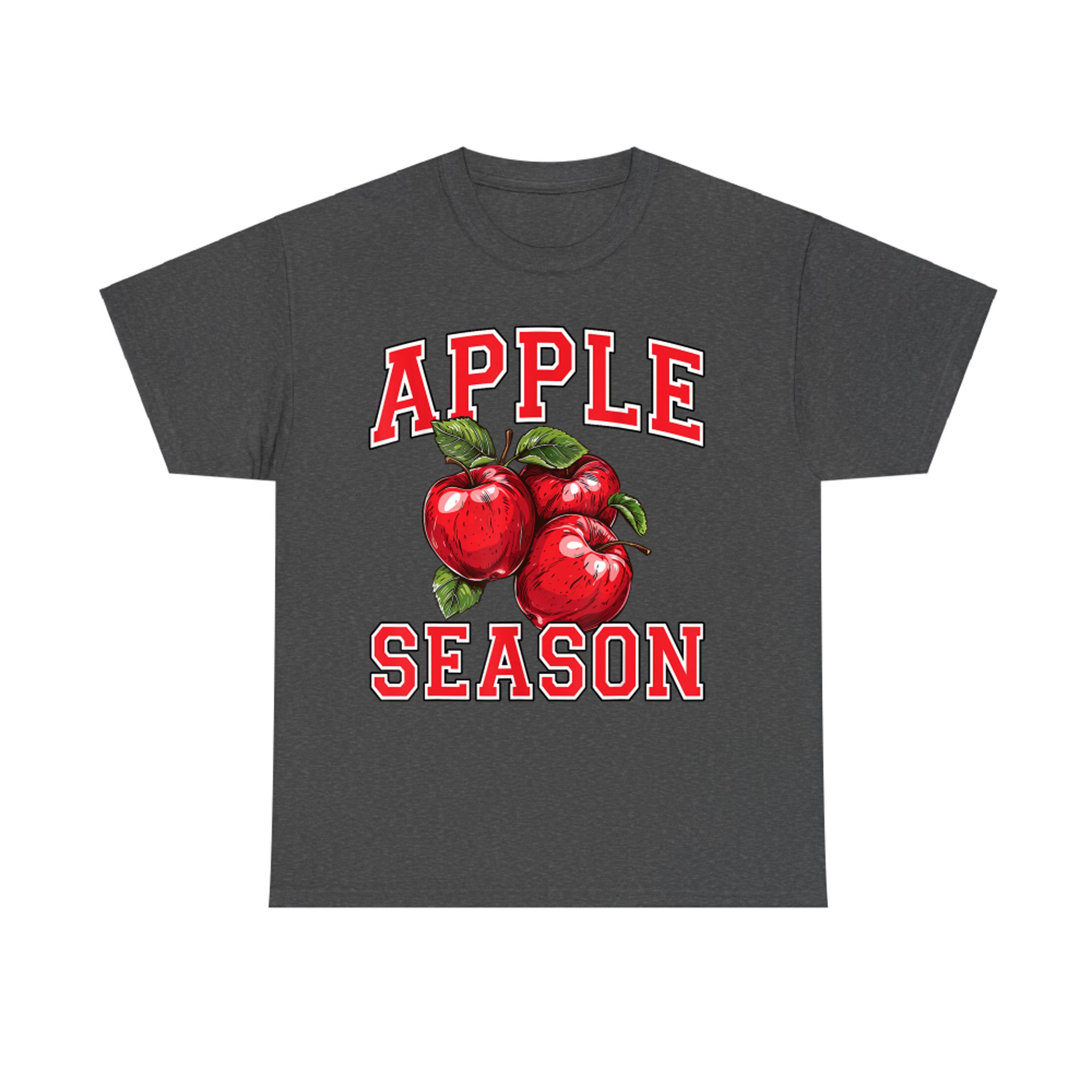 Red Apple Harvest Season Graphic Fall Fruit Lovers Farmers T-Shirt