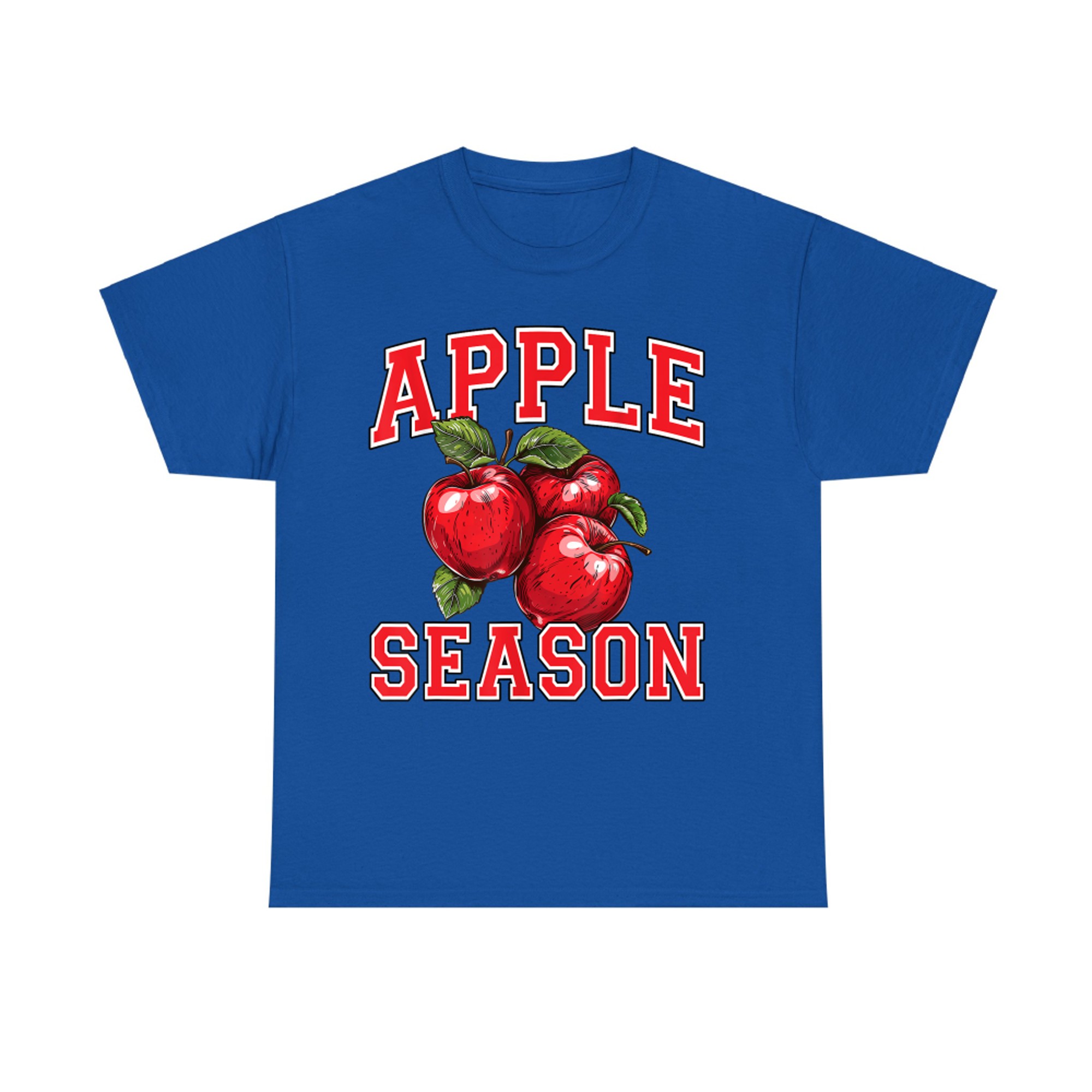 Red Apple Harvest Season Graphic Fall Fruit Lovers Farmers T-Shirt