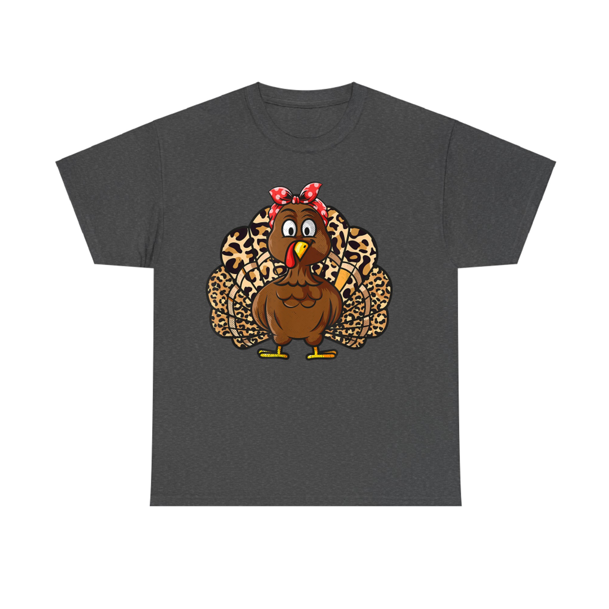 Thanksgiving Leopard Turkey day Autumn Fall Season T-Shirt