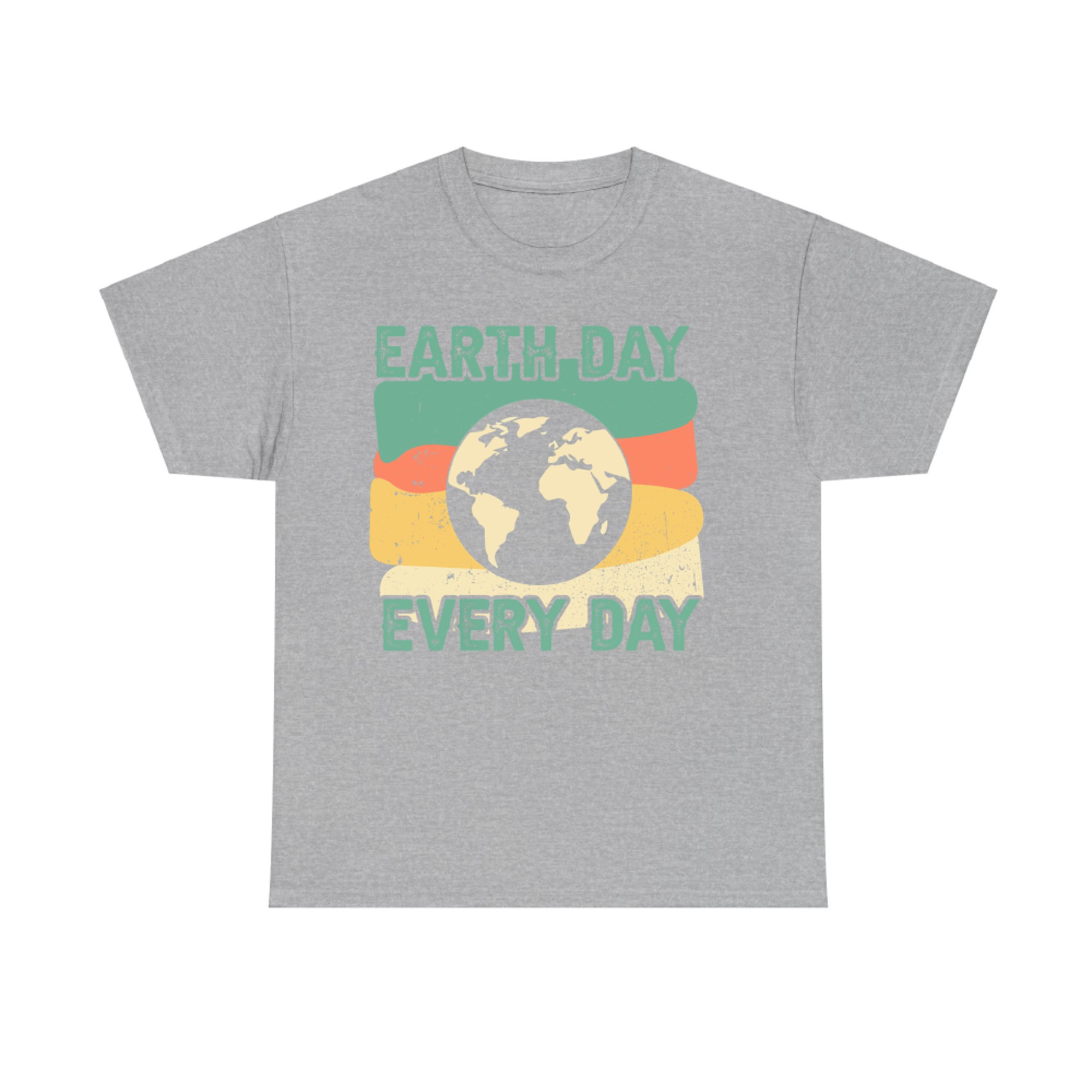 Earth Day Every Day Retro Planet Graphic Eco T-Shirt