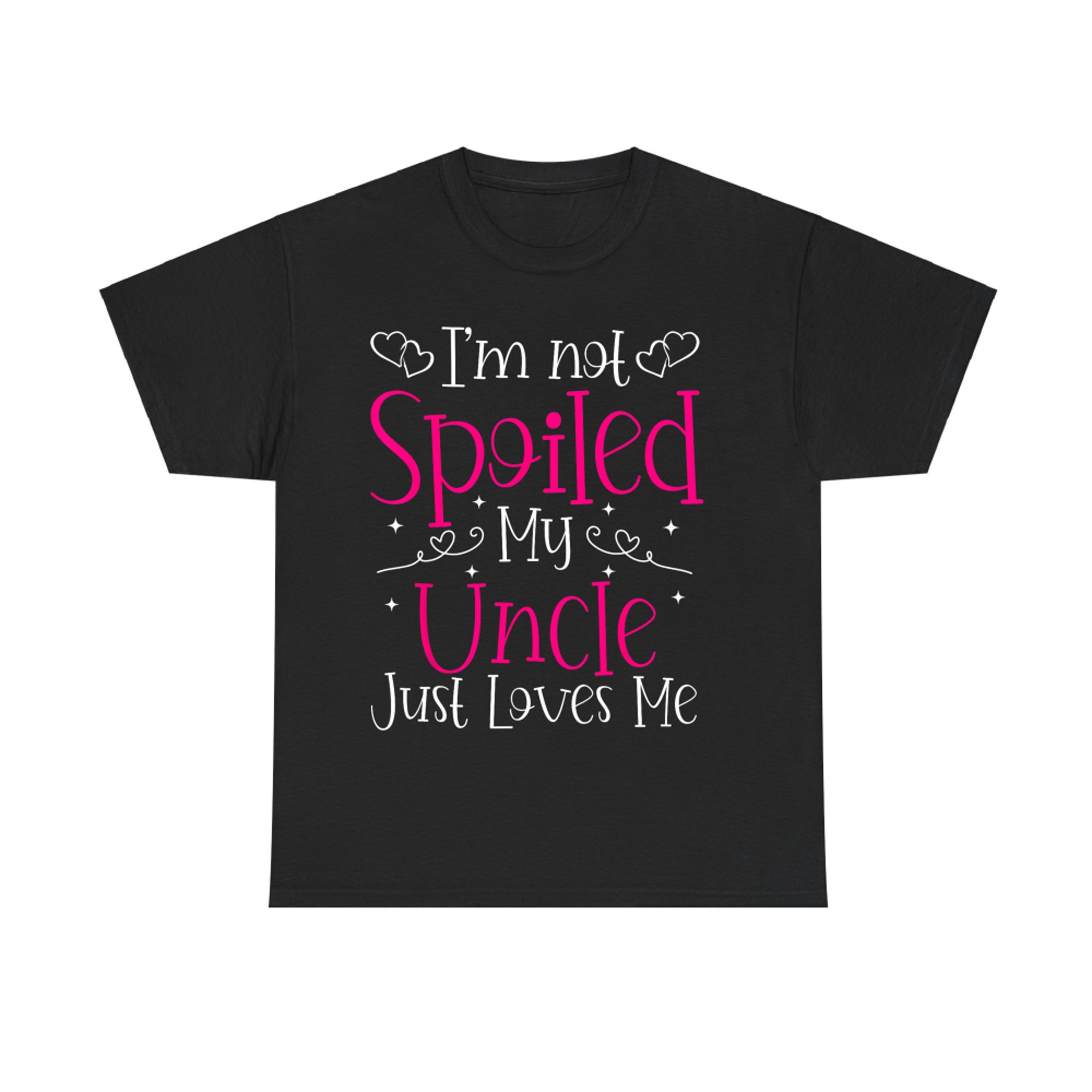 Spoiled by My Uncle Cute Heart Niece T-Shirt