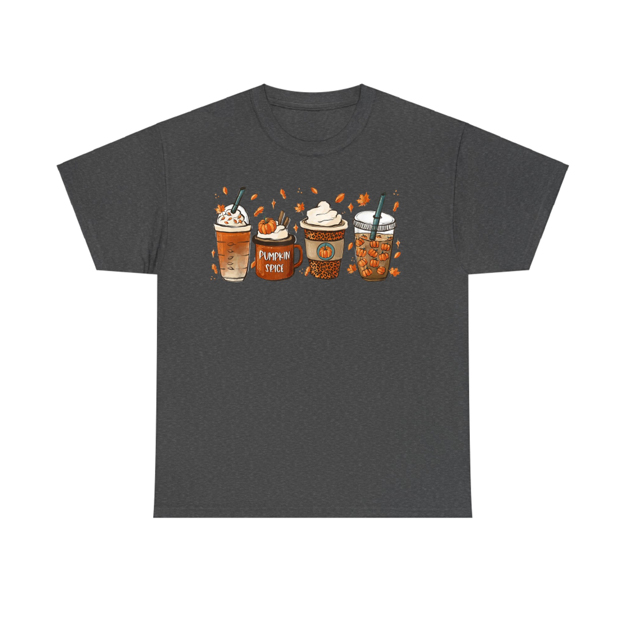 Cozy Fall Drinks With Pumpkin Spice Whipped Cream Autumn T-Shirt