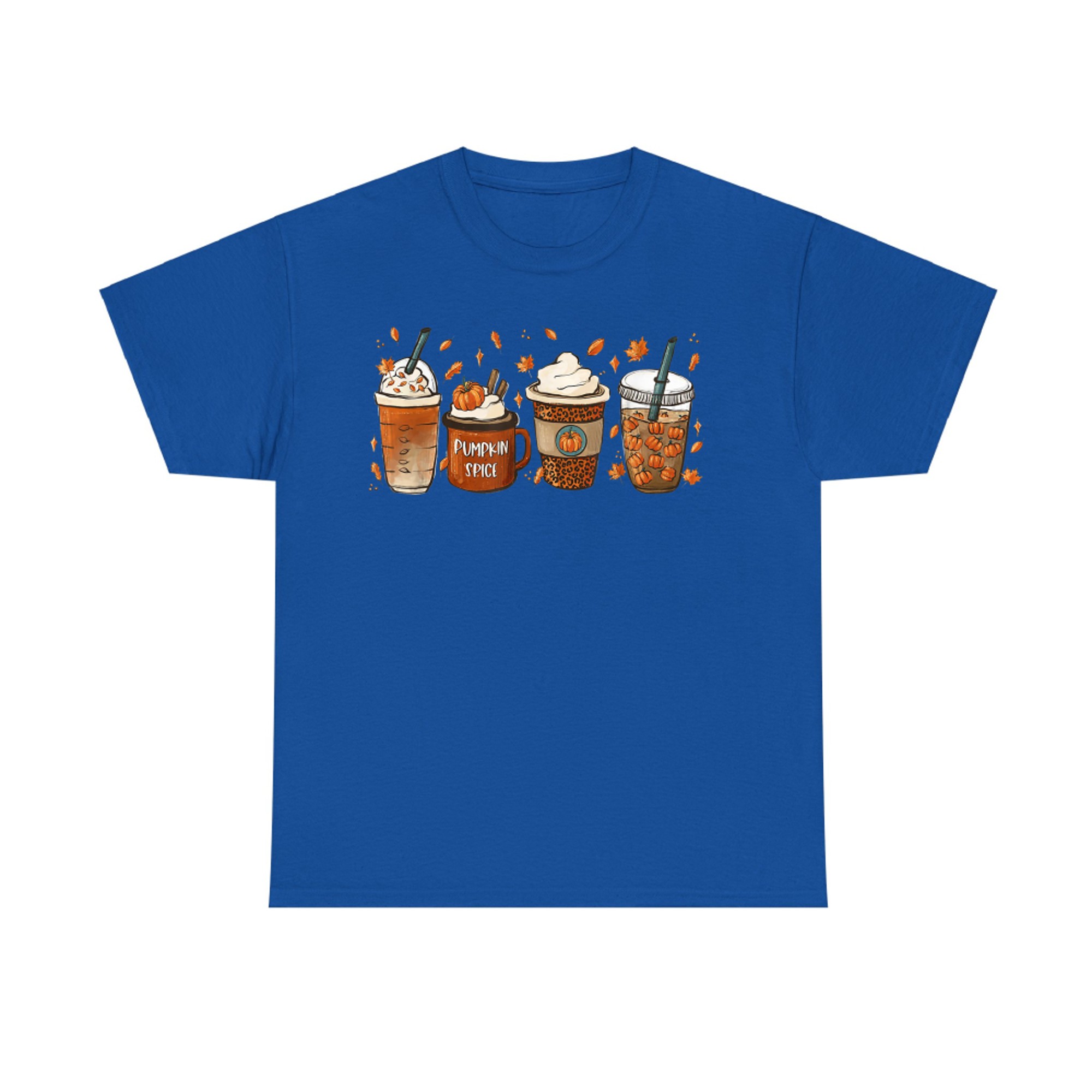 Cozy Fall Drinks With Pumpkin Spice Whipped Cream Autumn T-Shirt