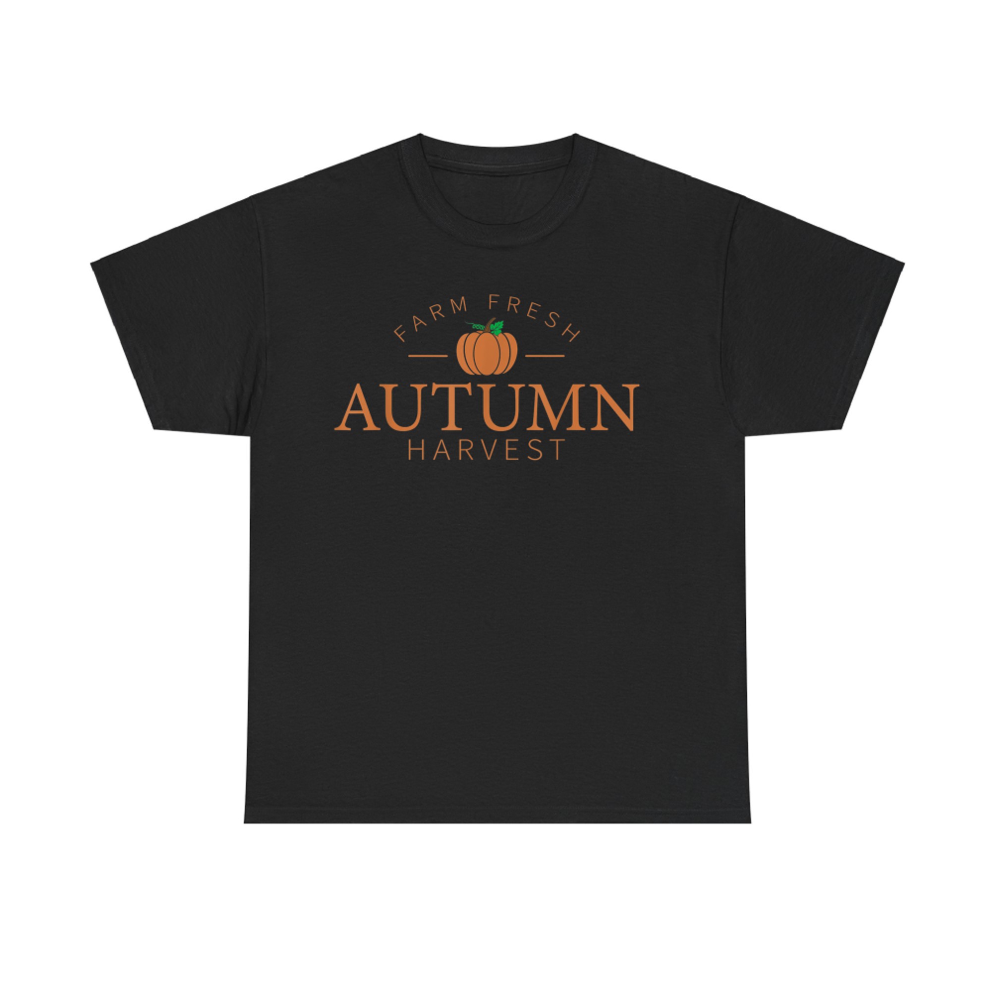 Farm Fresh Autumn Harvest Cute Pumpkin Patch Fall Design T-Shirt