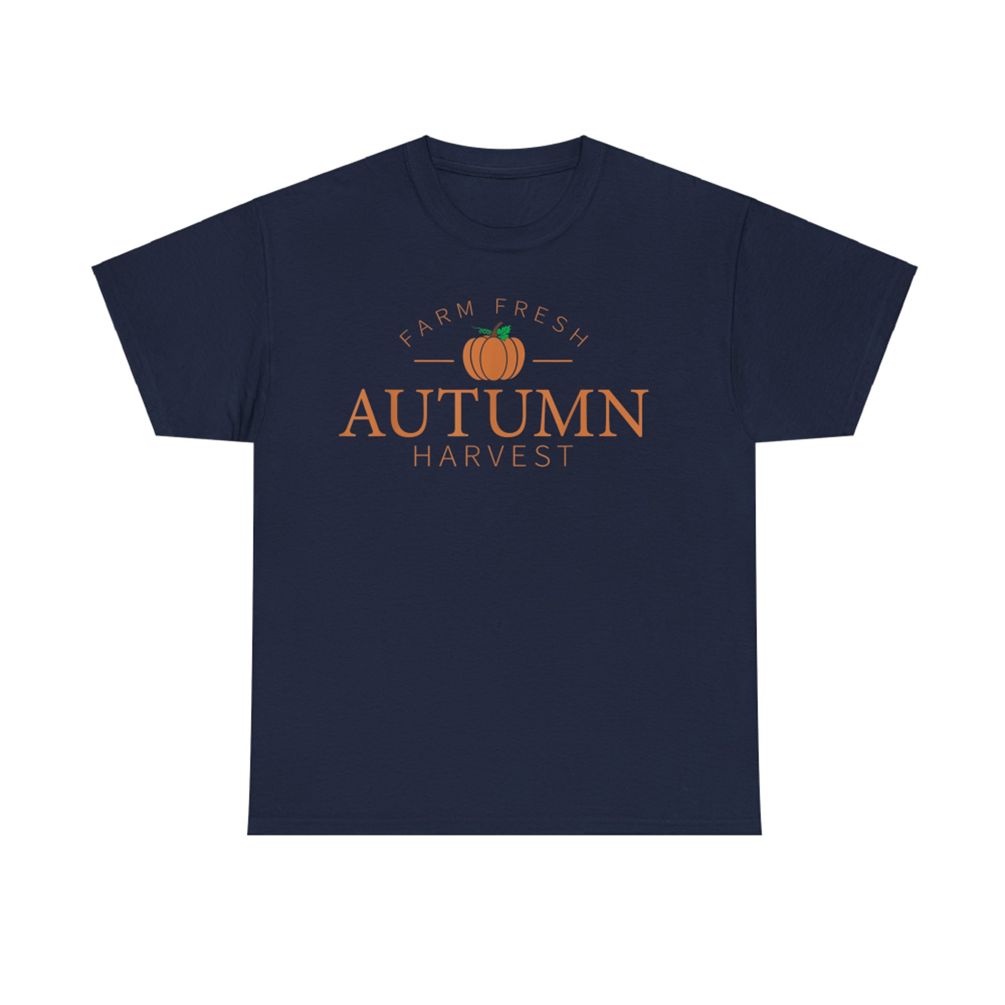 Farm Fresh Autumn Harvest Cute Pumpkin Patch Fall Design T-Shirt