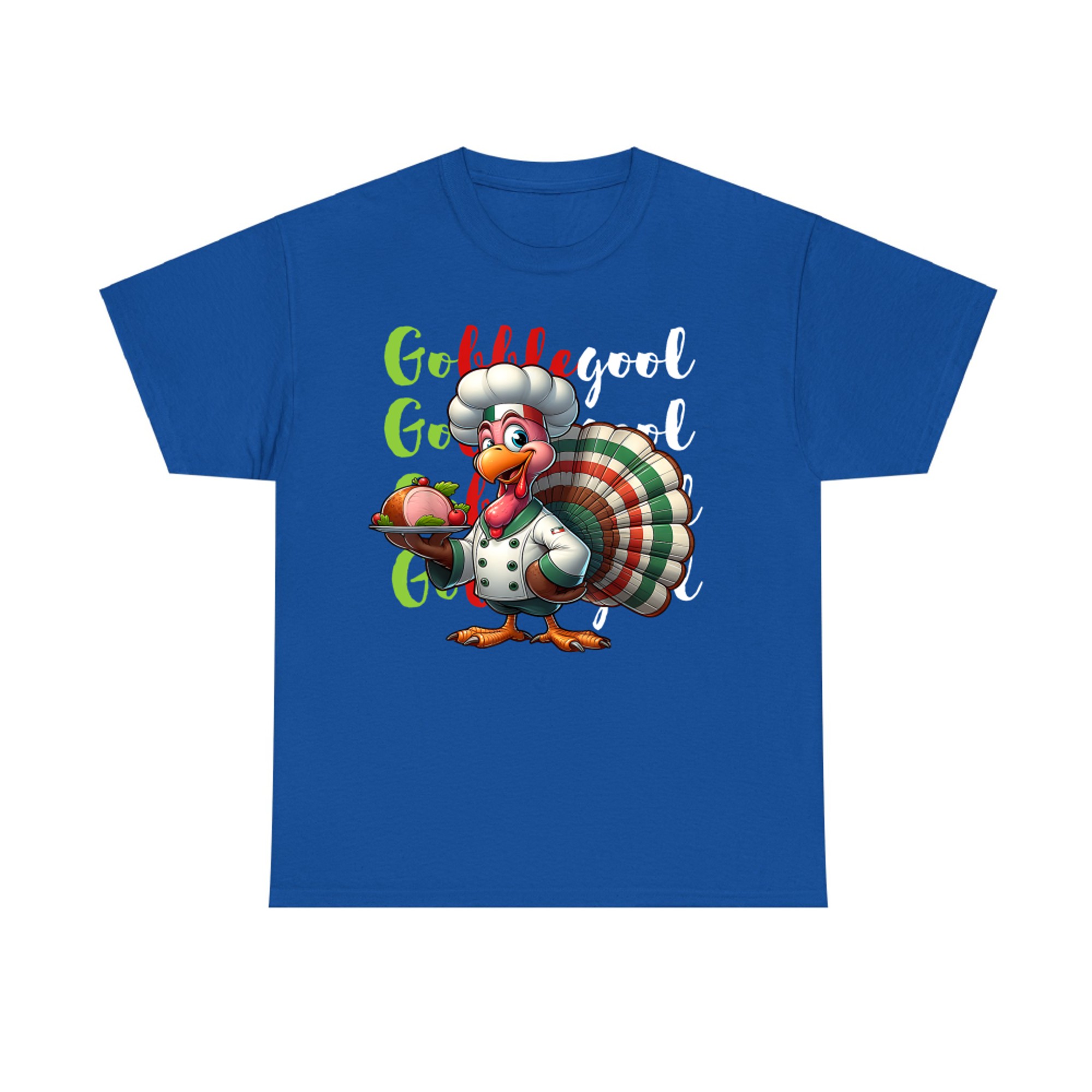Gobblegool Funny Turkey Thanksgiving Chef Turkey Meme T-Shirt
