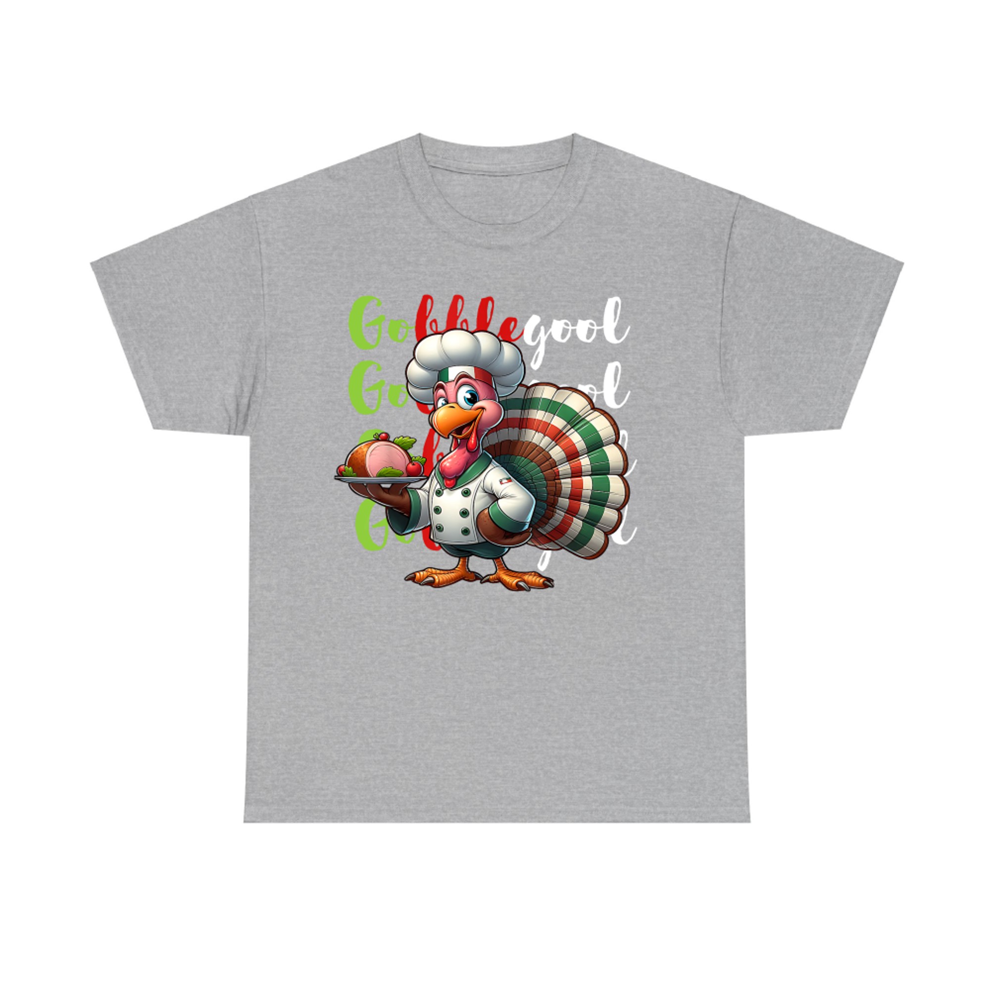 Gobblegool Funny Turkey Thanksgiving Chef Turkey Meme T-Shirt