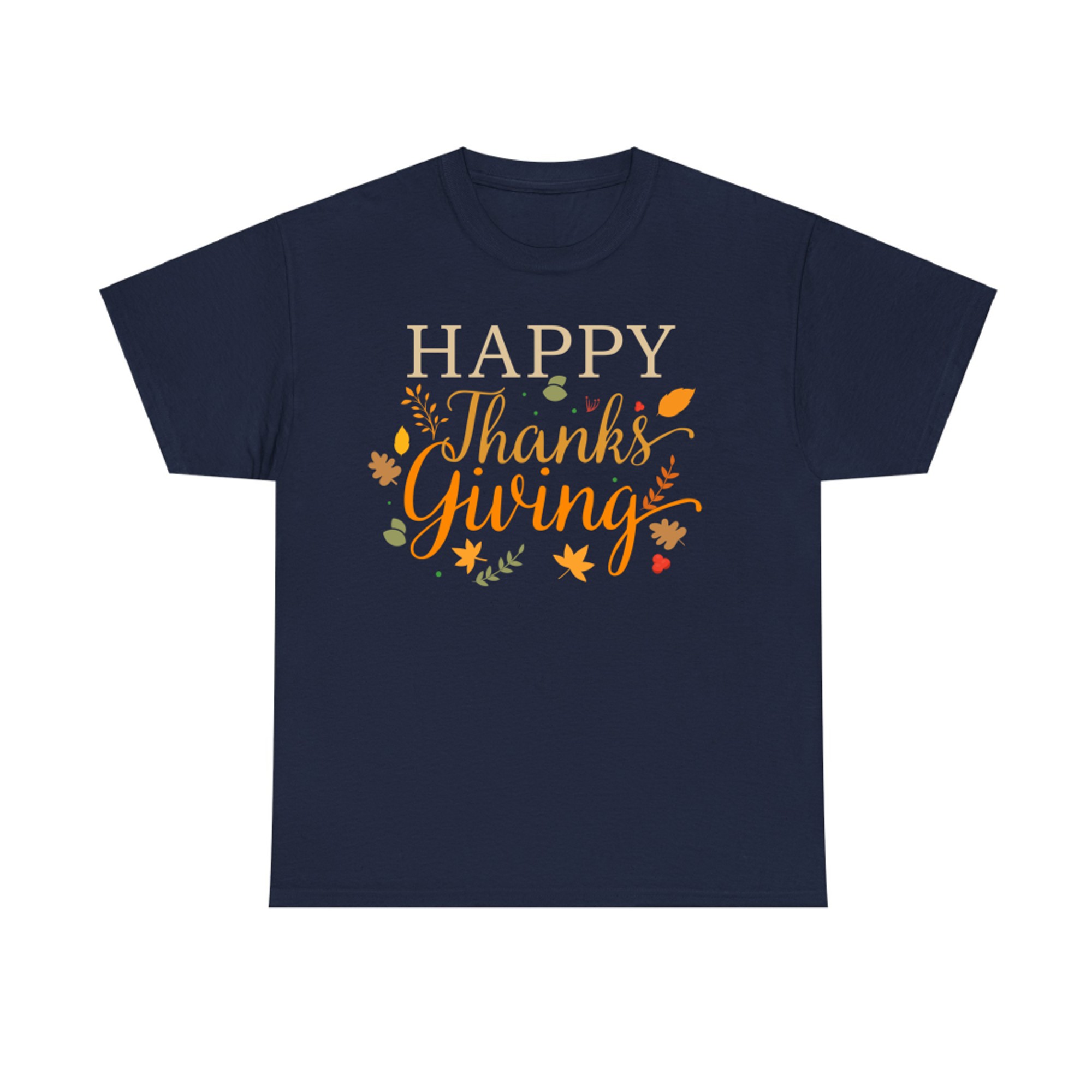 Happy Thanksgiving Autumn Fall Leaves T-Shirt