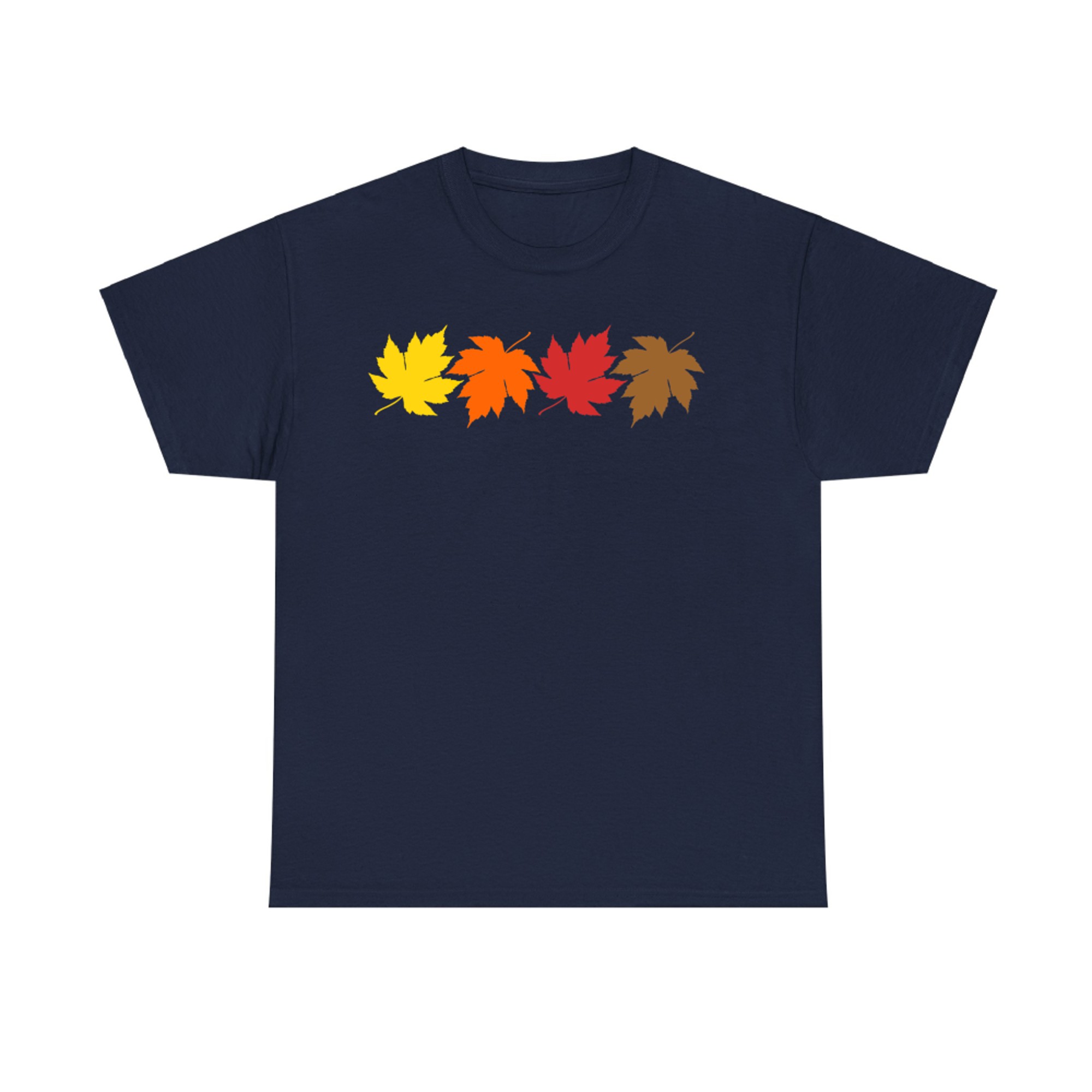 My Favorite Color Is October Fall Leaf Graphic Design T-Shirt