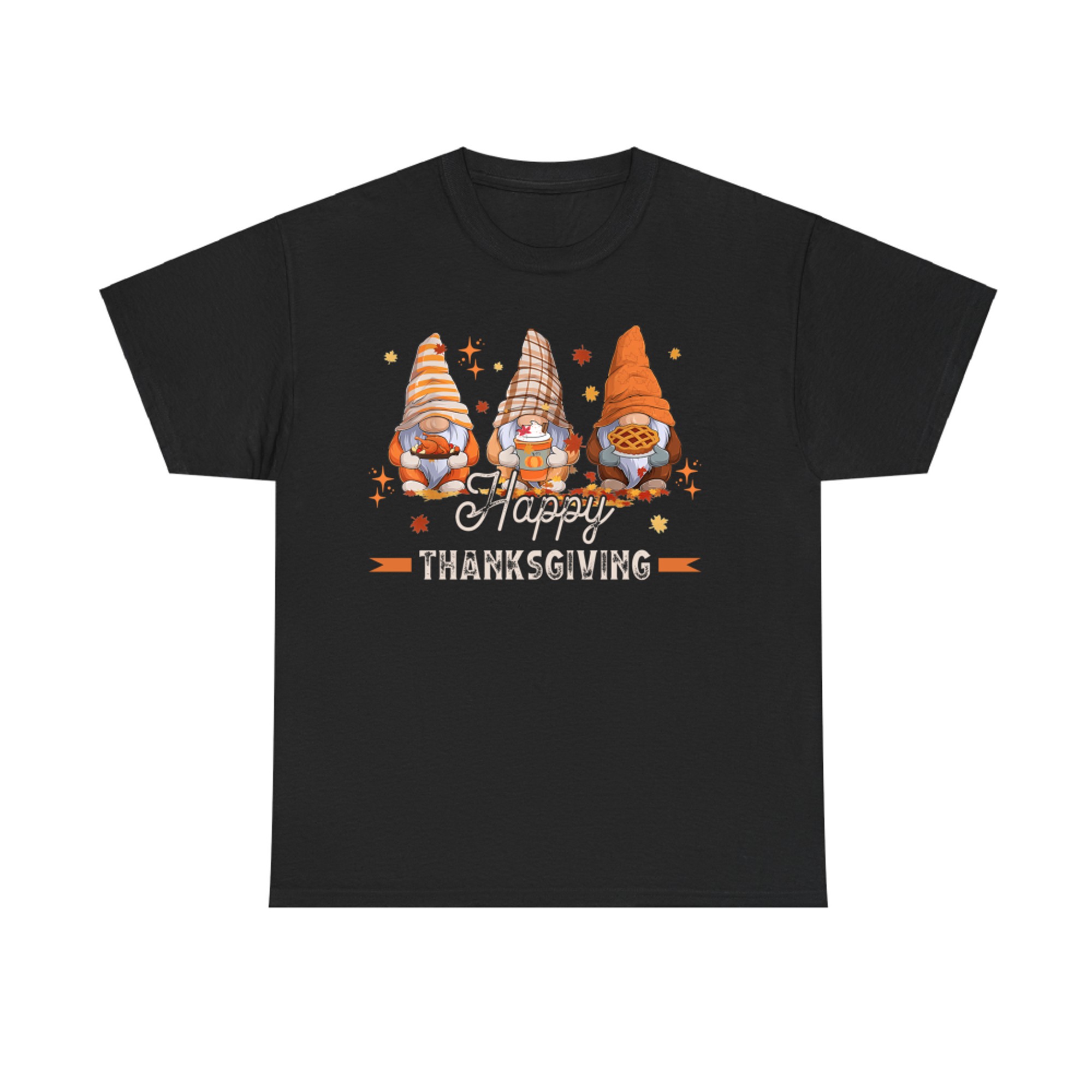 Thanksgiving Gnome Family Pumpkin Pie Autumn Fall T-Shirt