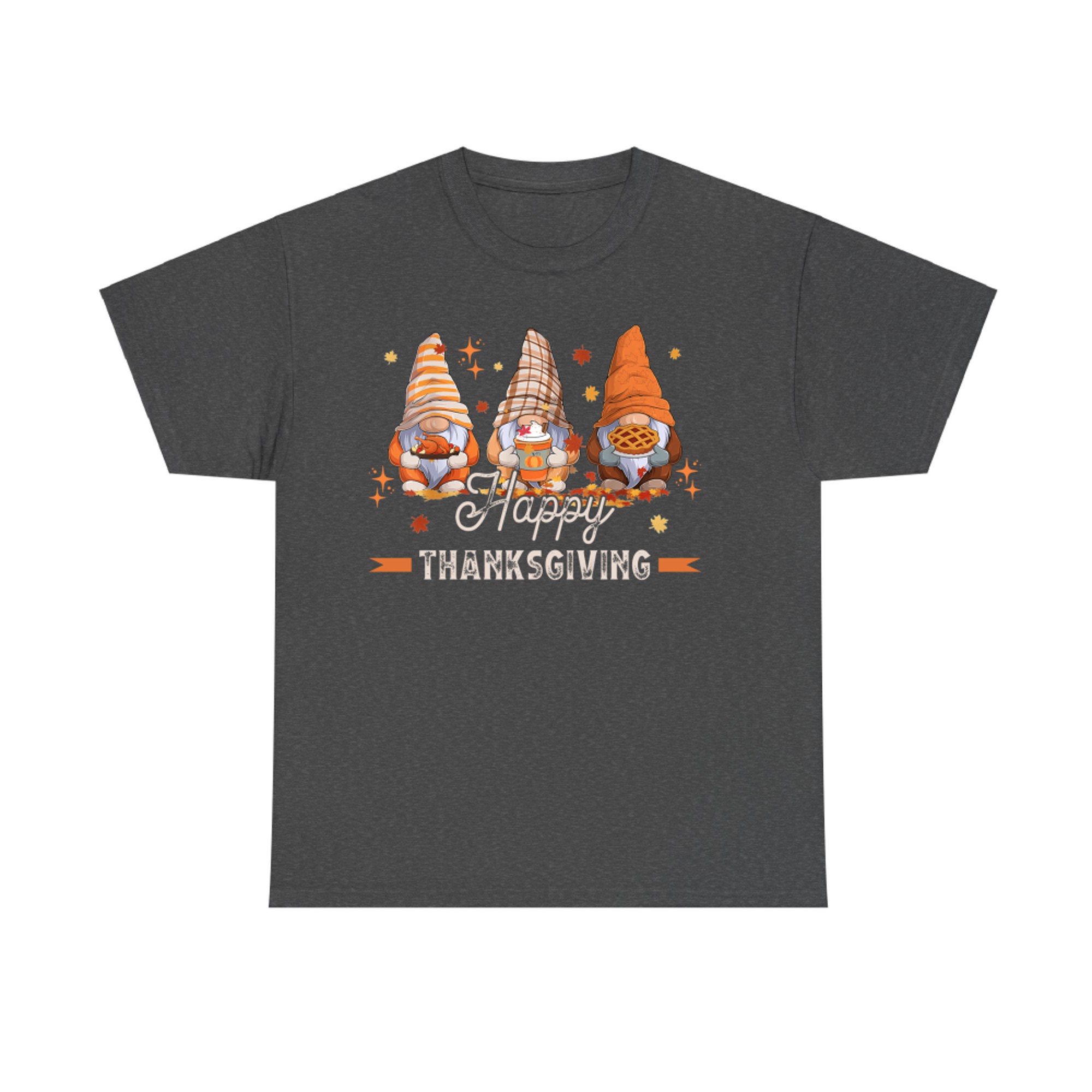 Thanksgiving Gnome Family Pumpkin Pie Autumn Fall T-Shirt