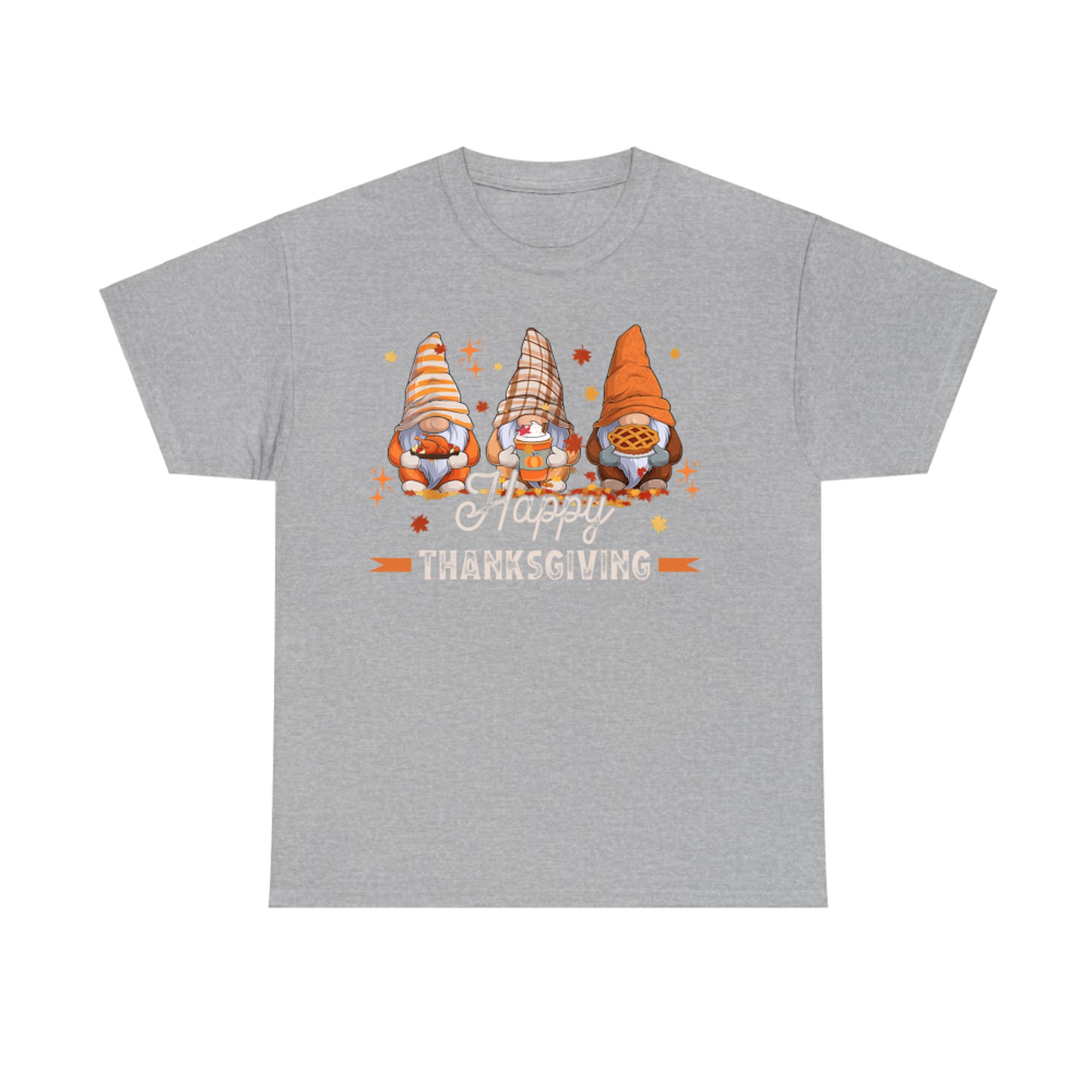 Thanksgiving Gnome Family Pumpkin Pie Autumn Fall T-Shirt