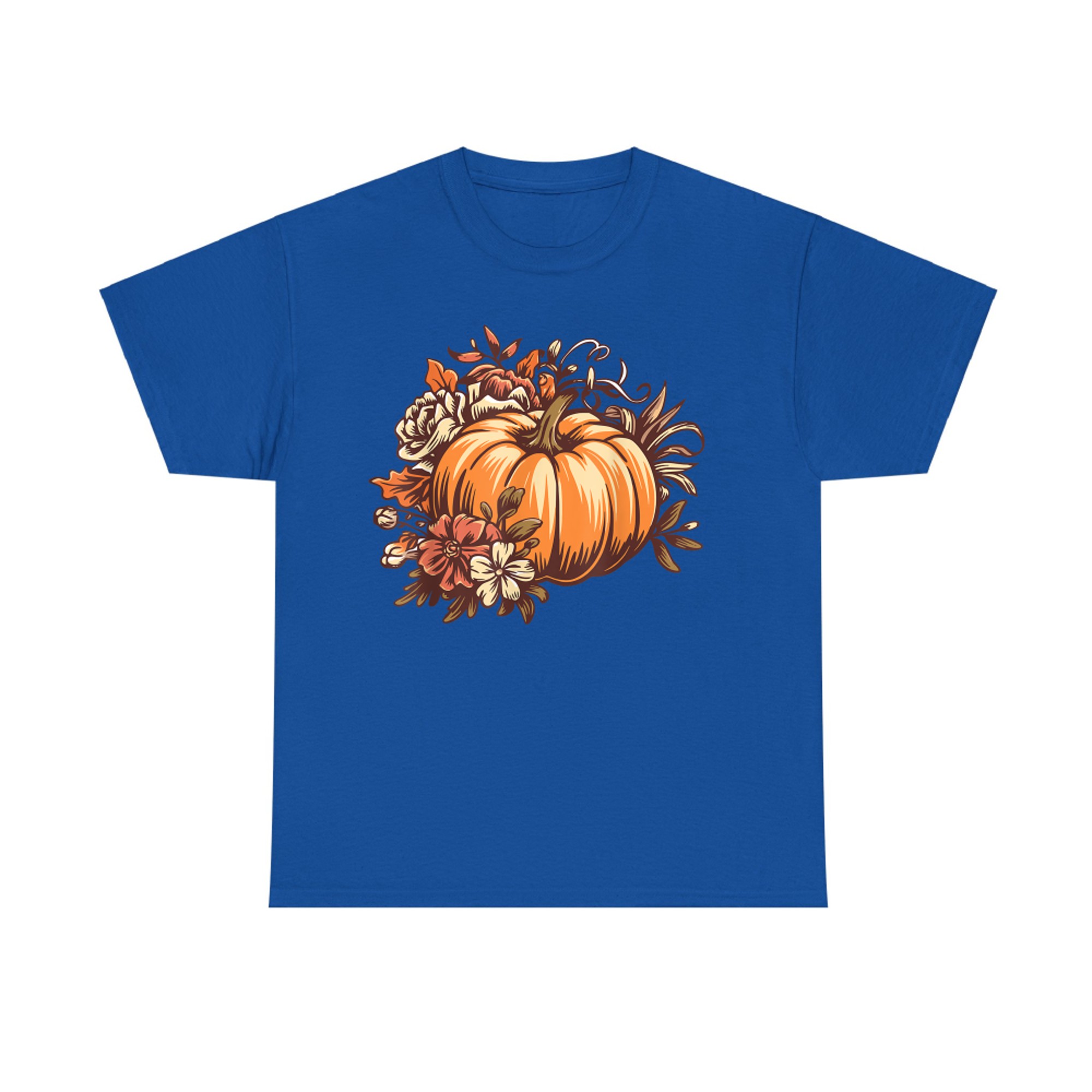 Vintage Pumpkin Fall Autumn Graphic Thanksgiving T-Shirt