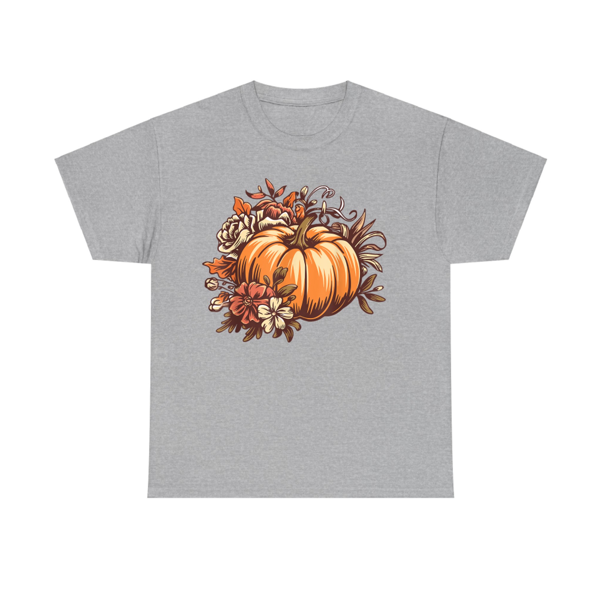 Vintage Pumpkin Fall Autumn Graphic Thanksgiving T-Shirt